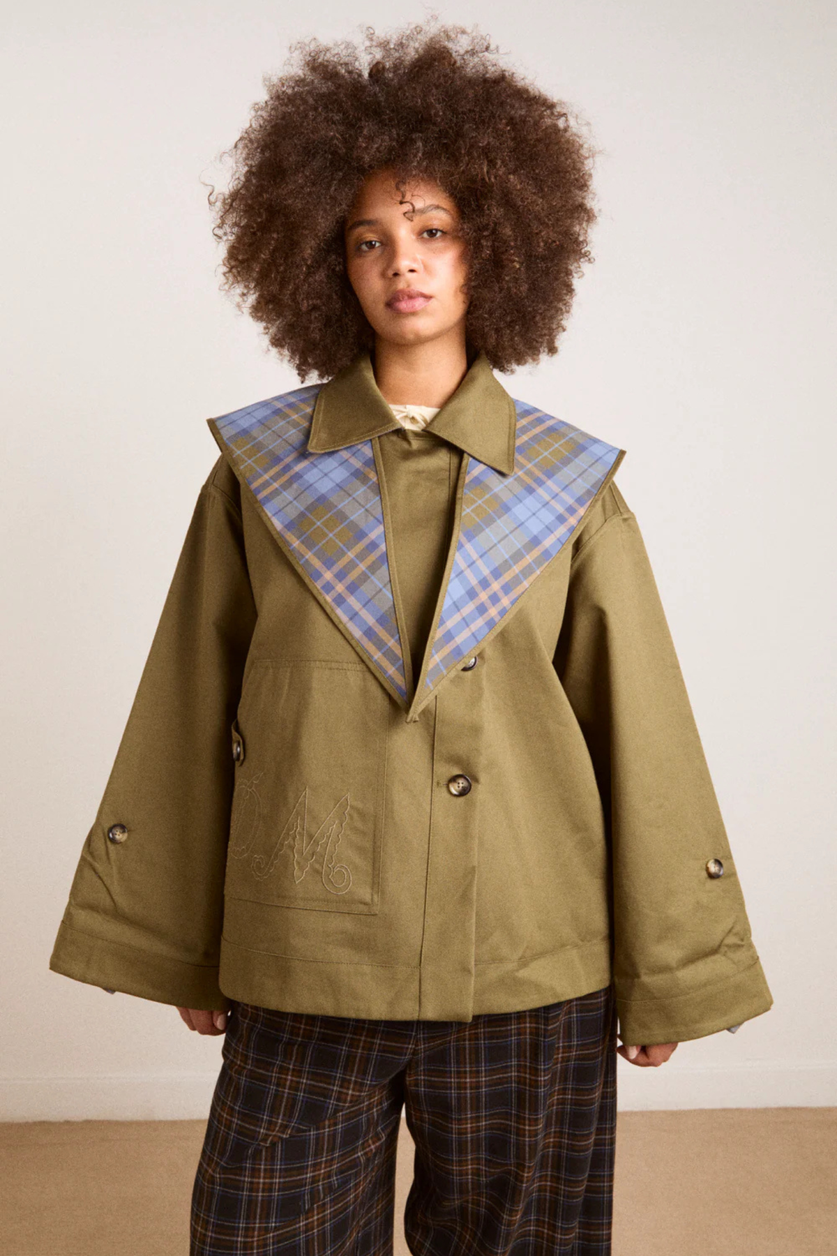 TRENCH-COAT COURT JERRY - OLIVE