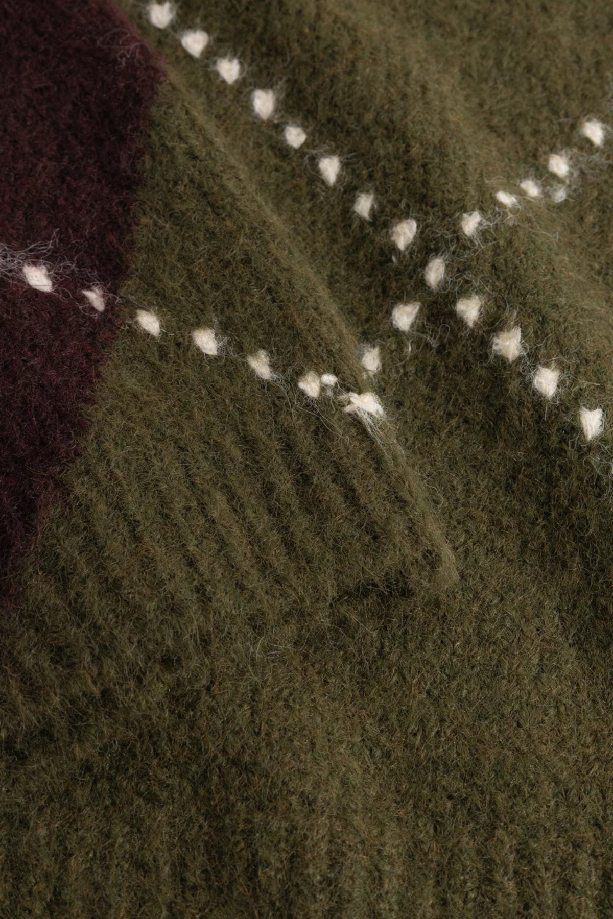 TRICOT LAI - VERT AVOCAT MÉLANGÉ
