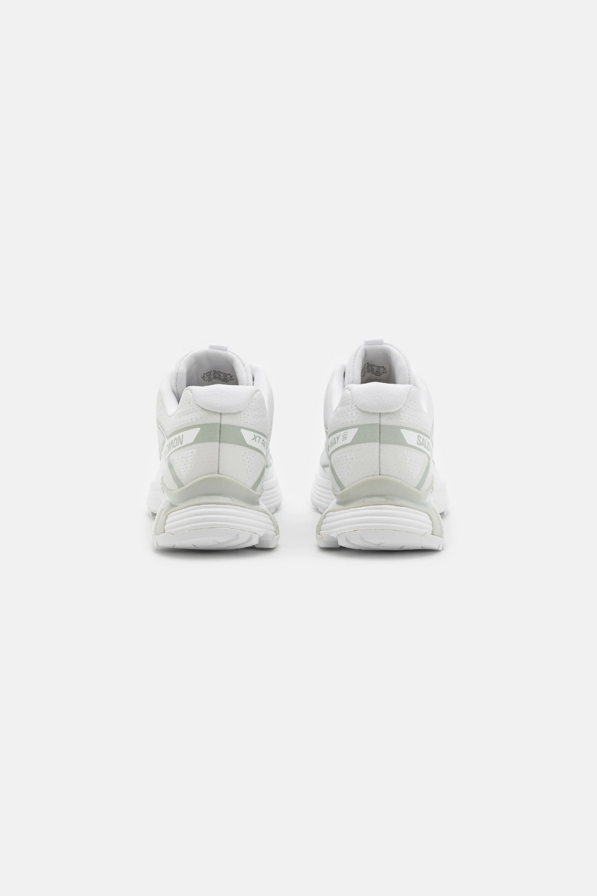 SALOMON XT-PATHWAY SNEAKERS WOMEN - WHITE/WHITE/METAL. Back view