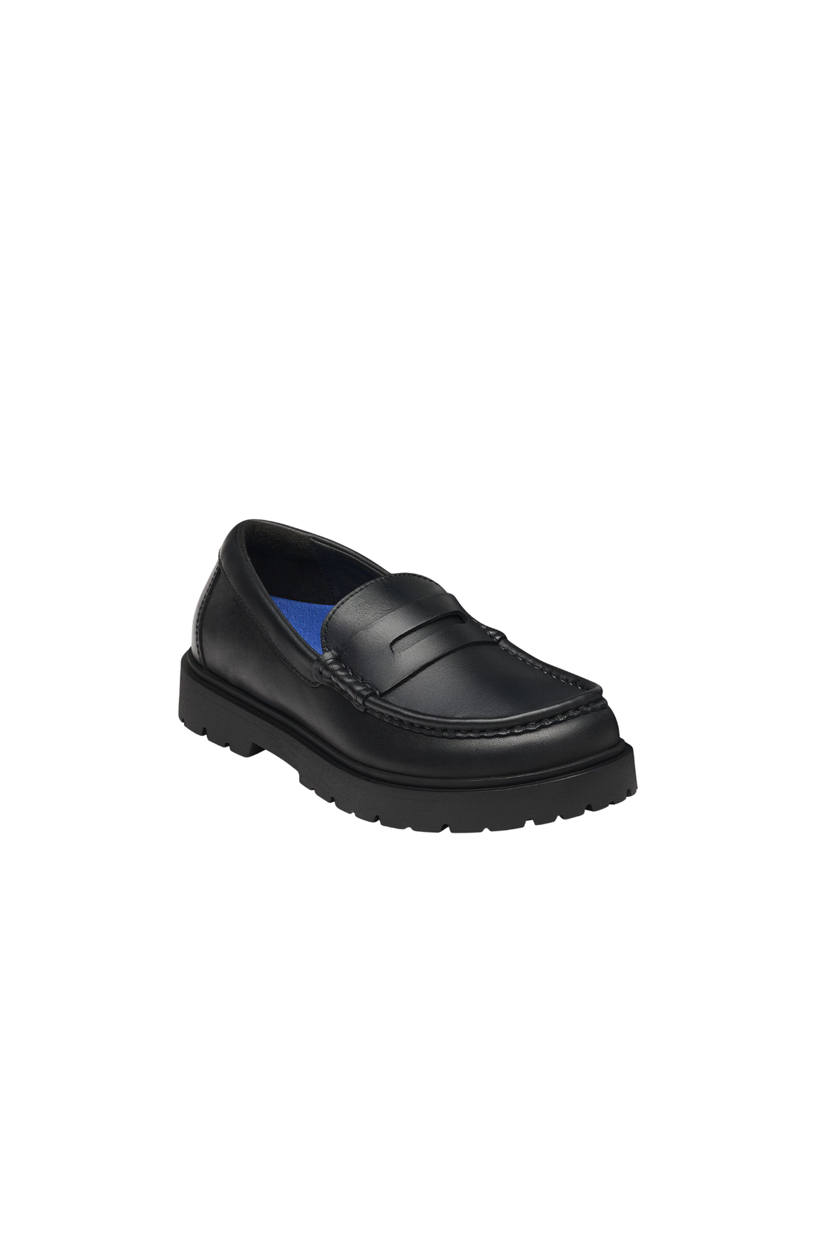 HIGHWOOD LOAFER LEATHER SHOES - BLACK