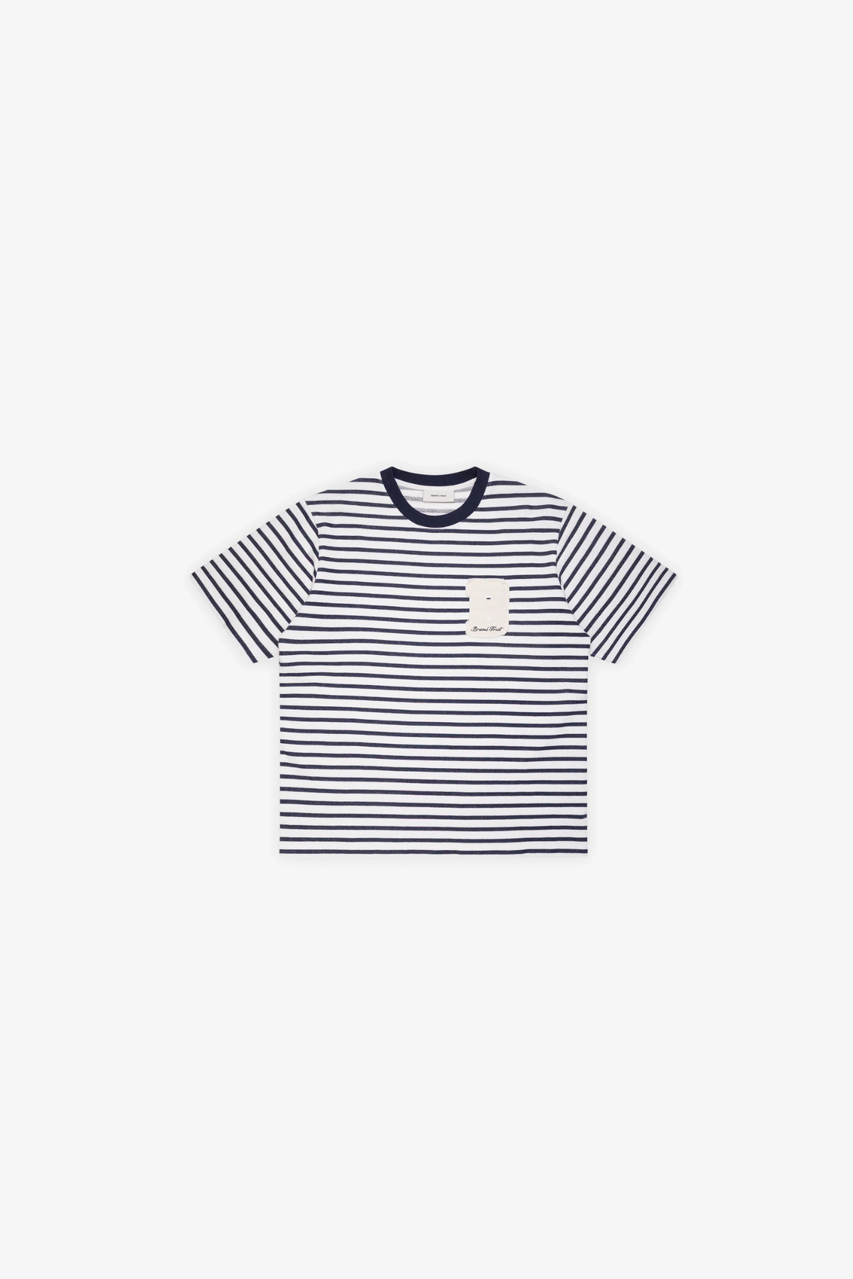 T-SHIRT À RAYURES VARSITY - MARINE