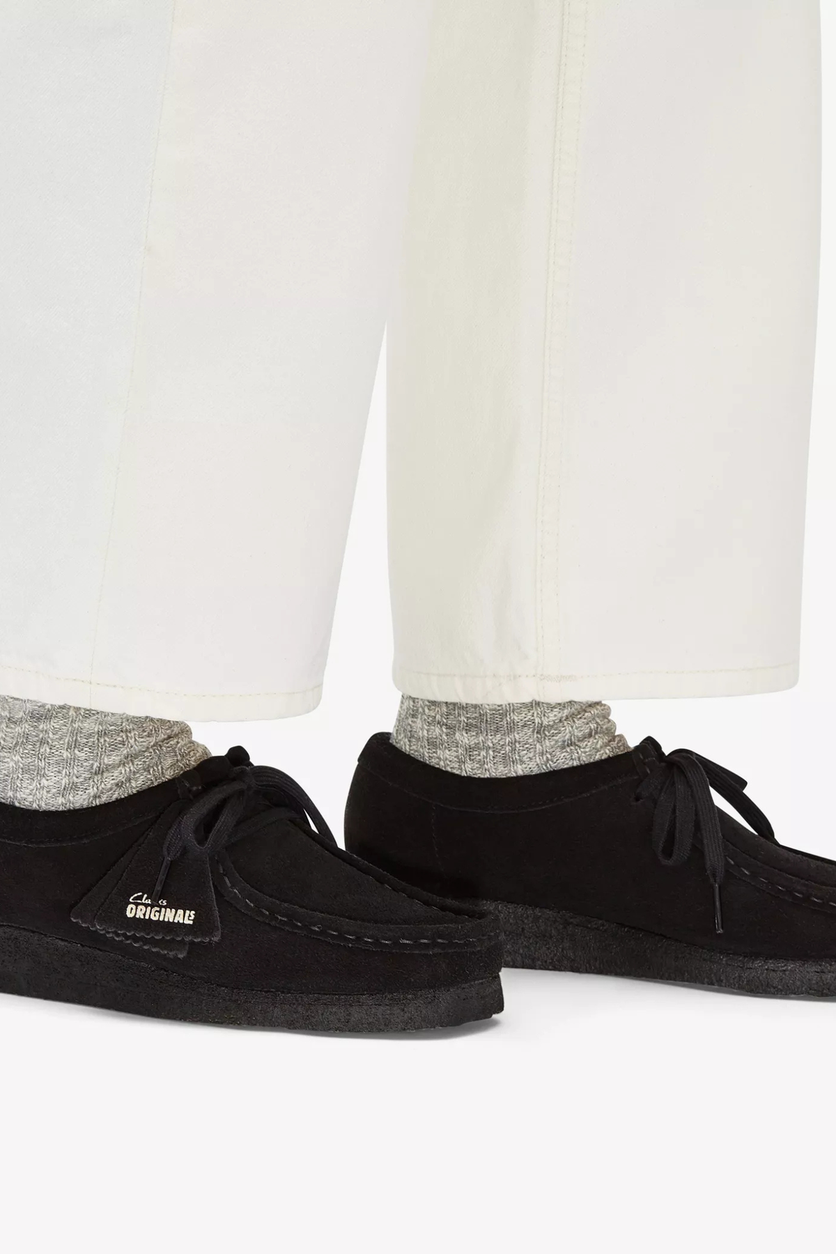 WALLABEE BOOTS - BLACK SUEDE