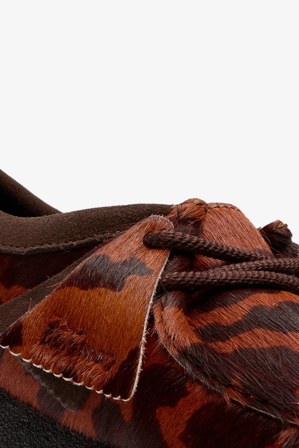 CHAUSSURES POUR FEMME WALLABEE - IMPRIMÉ VACHE MARRON