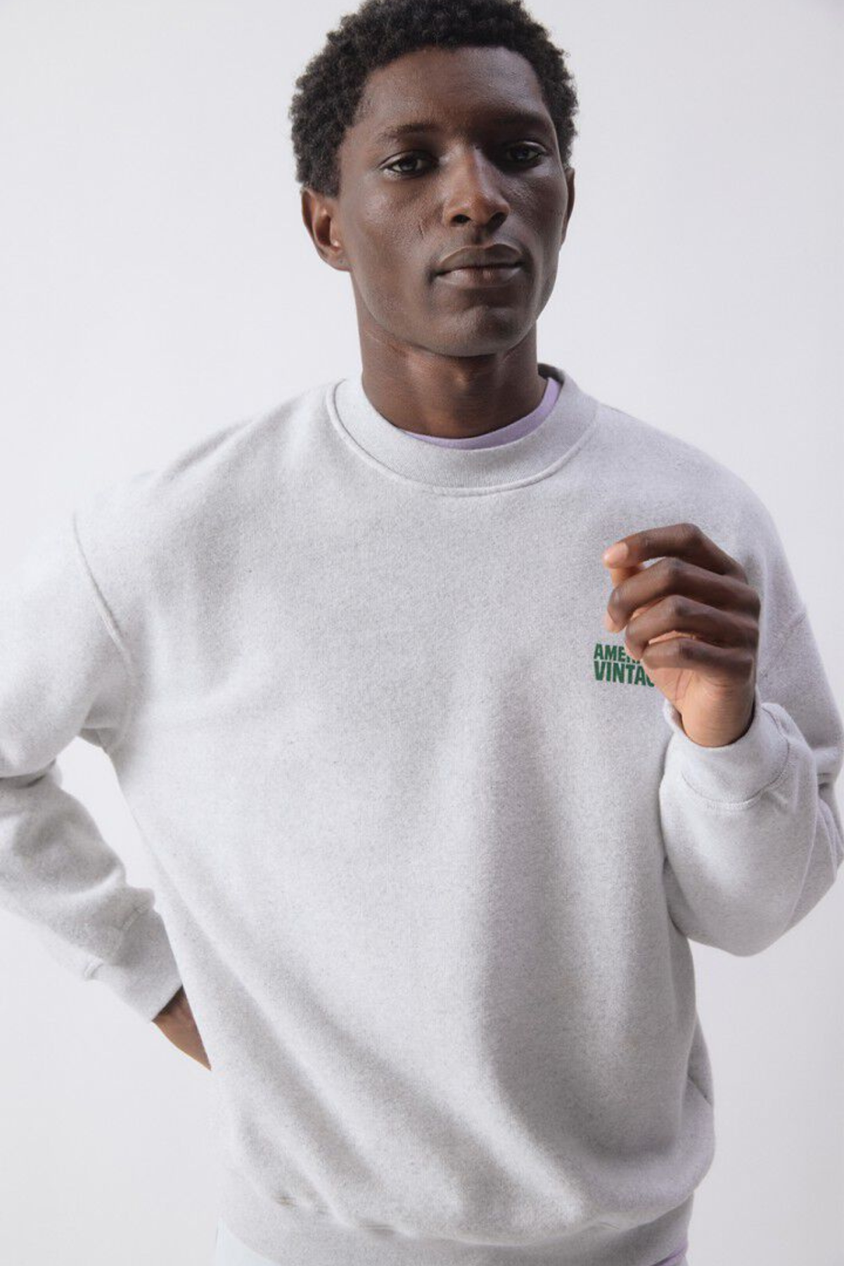 BAPTOWN SWEATER - HEATHER GREY