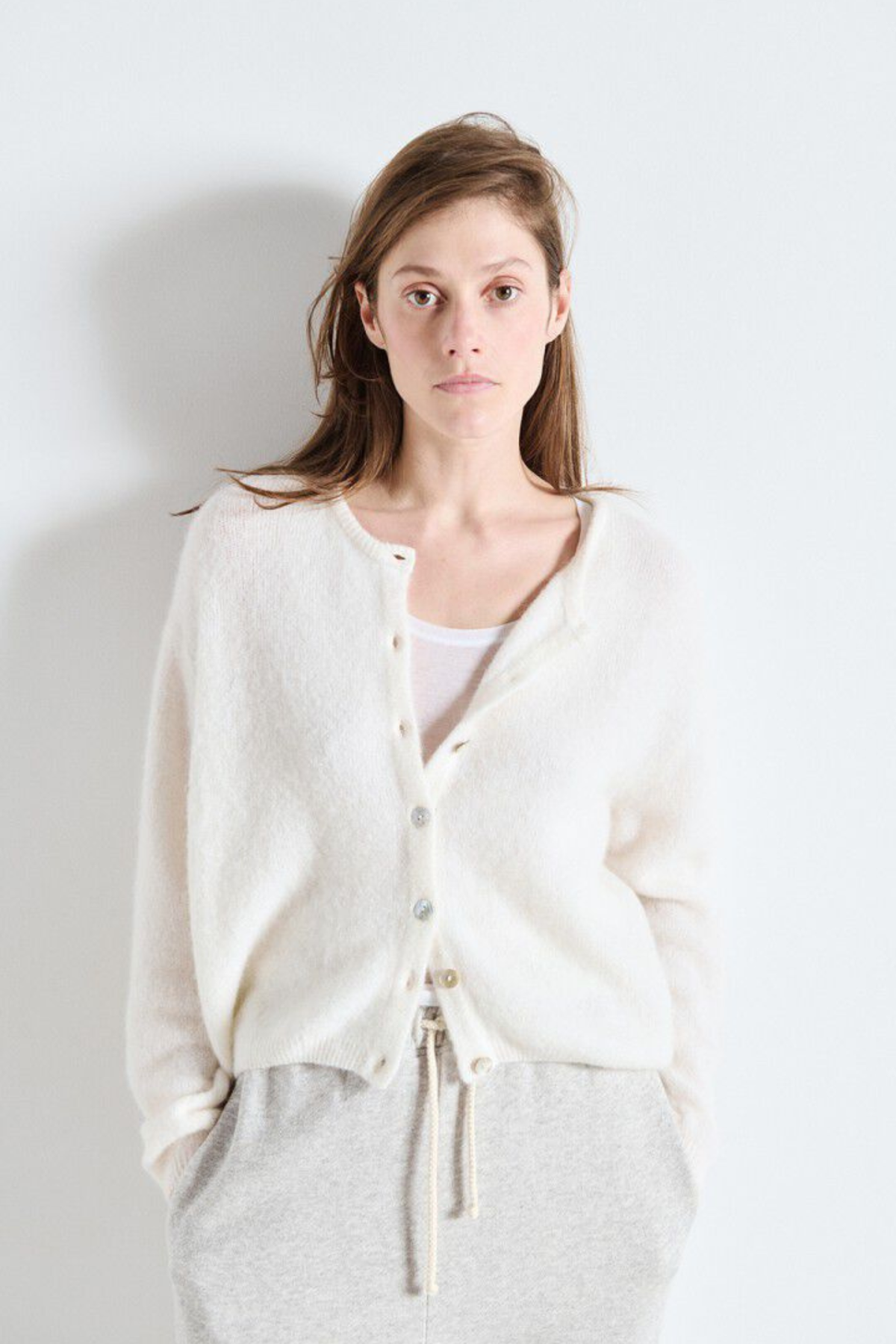 VITOW CARDIGAN - WHITE