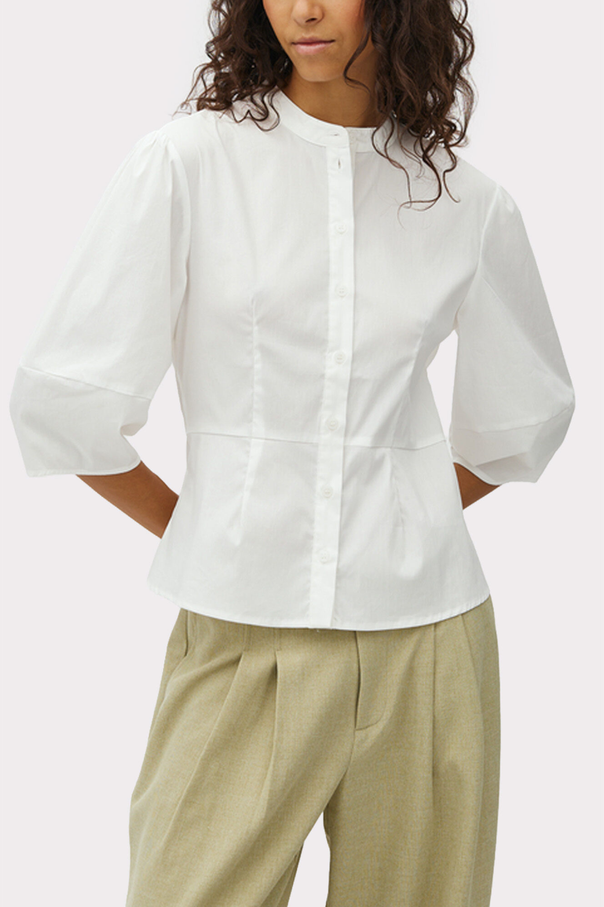 SEVERINA LIESL BLOUSE - WIT