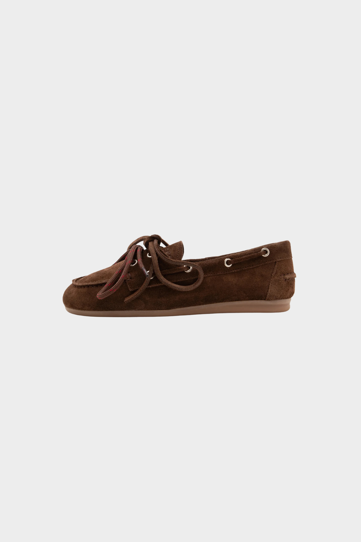 MARIN LACE SHOES - DARK BROWN SUEDE
