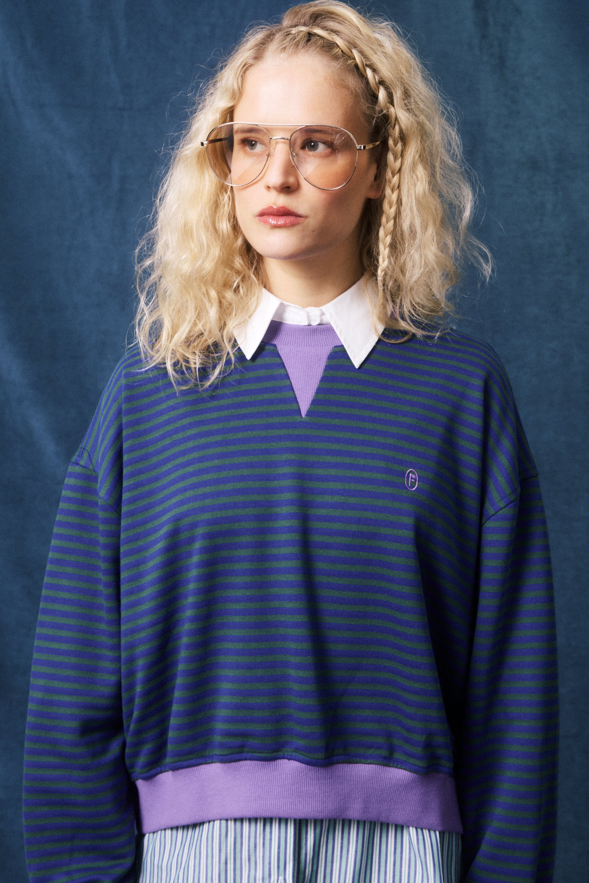 MATCH SWEATSHIRT - ELECTRIC BLUE