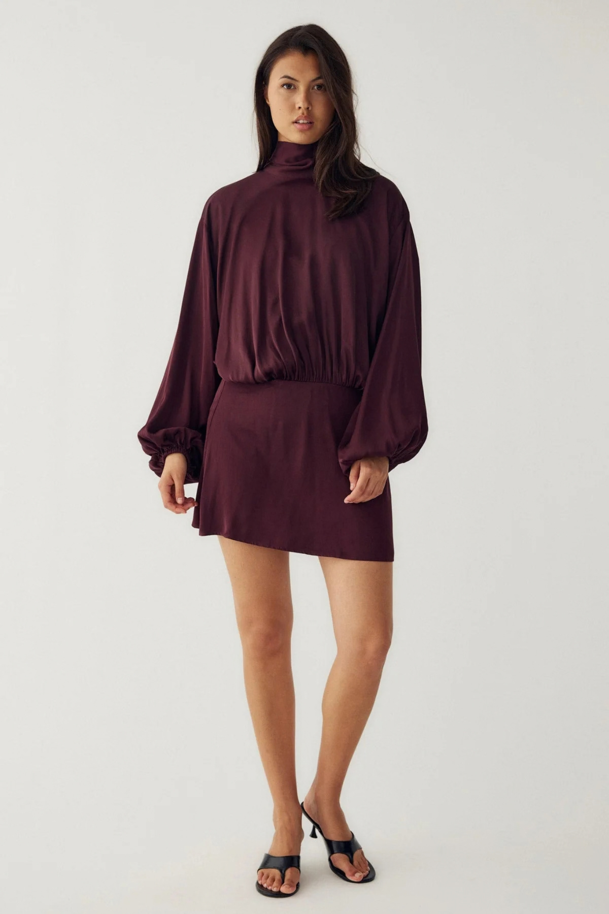 MELDA DRESSES - MAROON