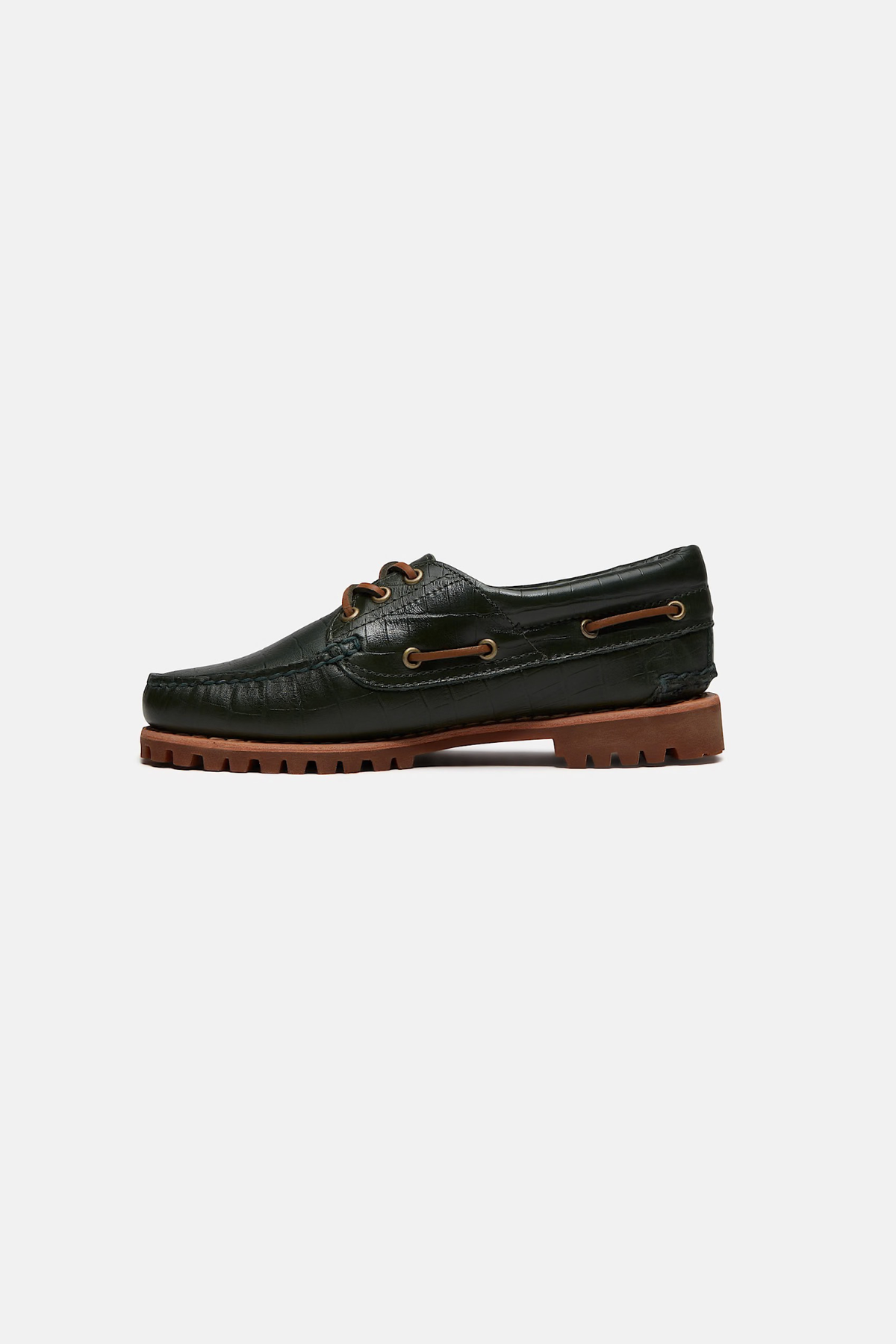BOAT WOMEN SHOES - DARK GREEN