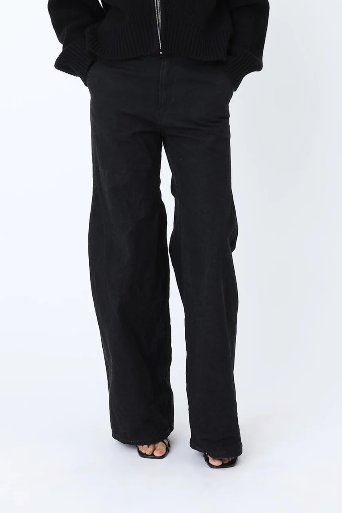 SELMA DENIM PANTS - XENON BLACK