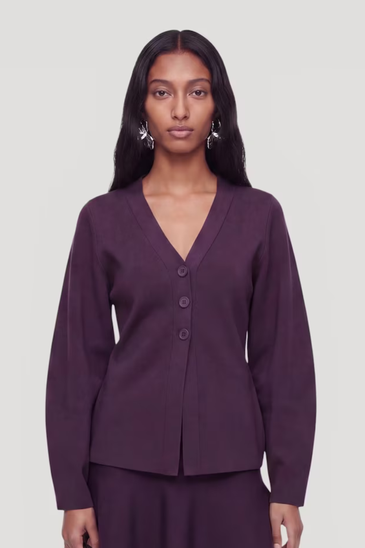 KENDAL CARDIGAN - PLUM PERFECT