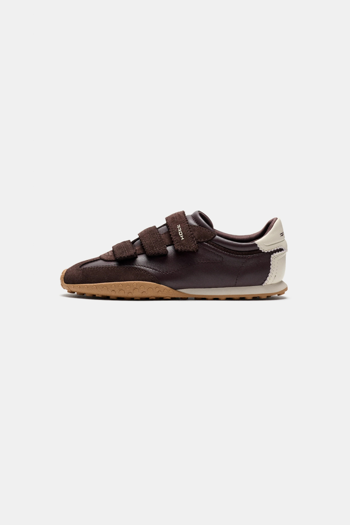 BRIDGE VELCROS WOMEN SNEAKERS - CHOCOLATE