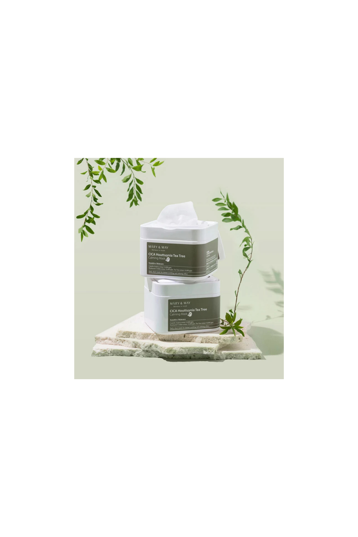 CICA HOUTTUYNIA TEA TREE KALMEREND MASKER (30 STUKS)
