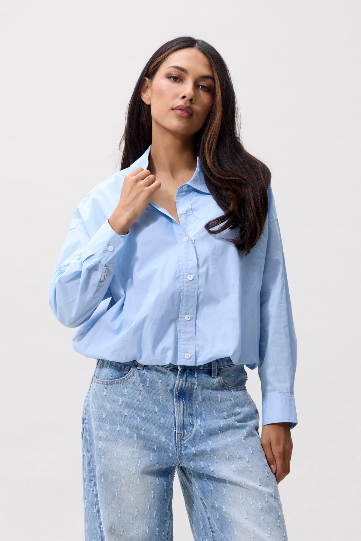 BLOUSE INBROEKEN - LUCHT