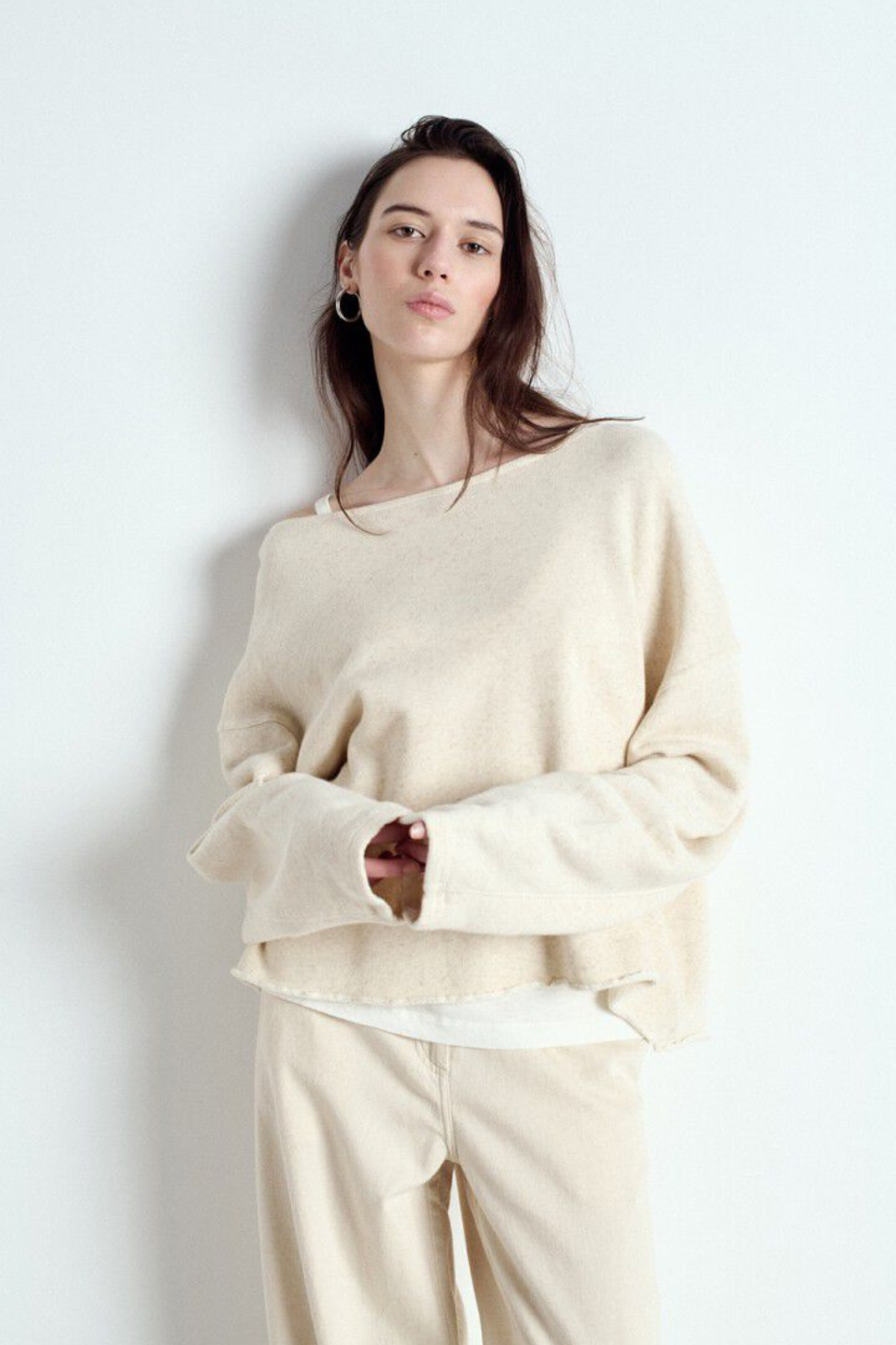 ITONAY SWEATER - ECRU MELANGE