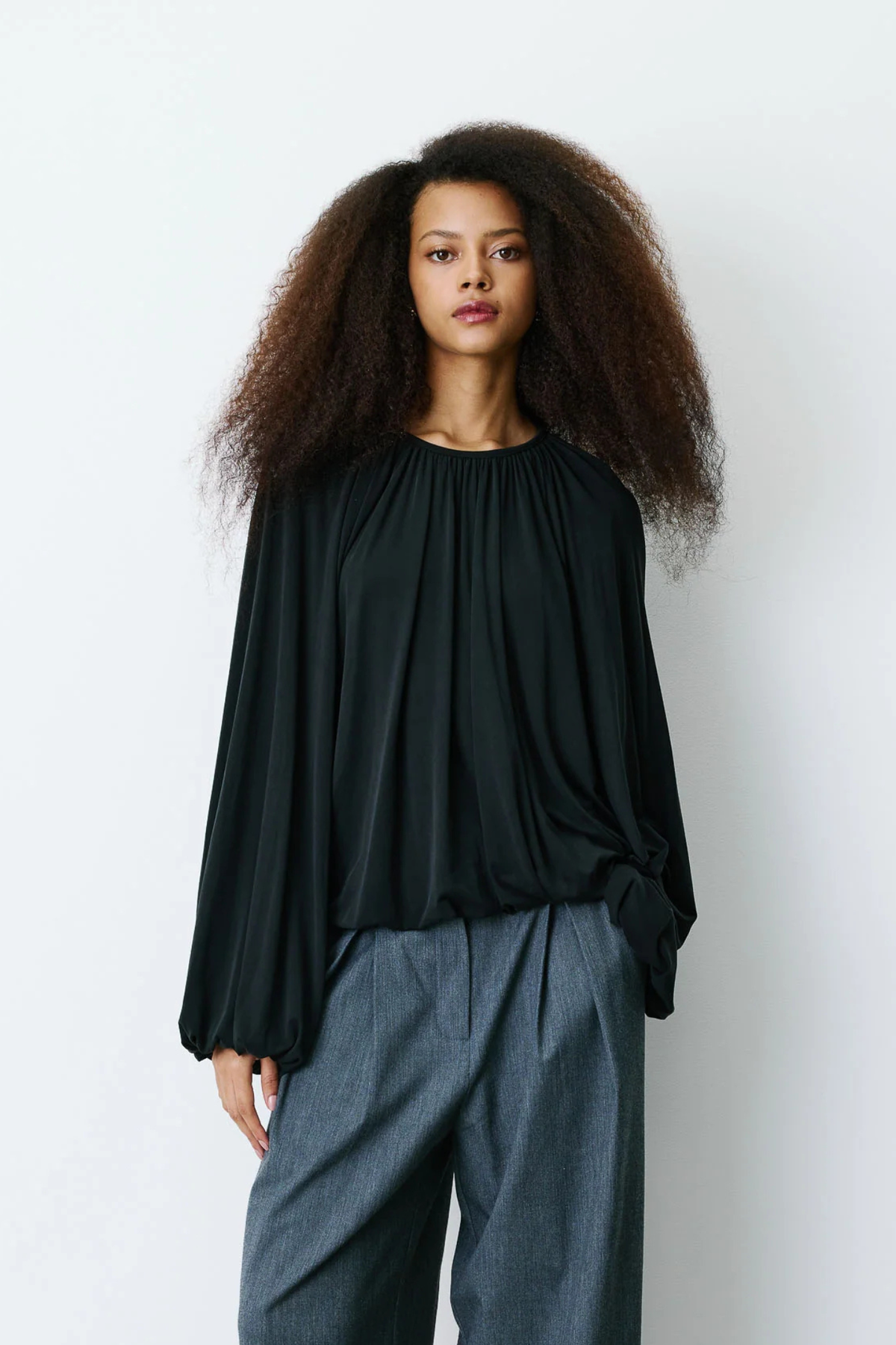 BARBARA BLOUSE - BLACK