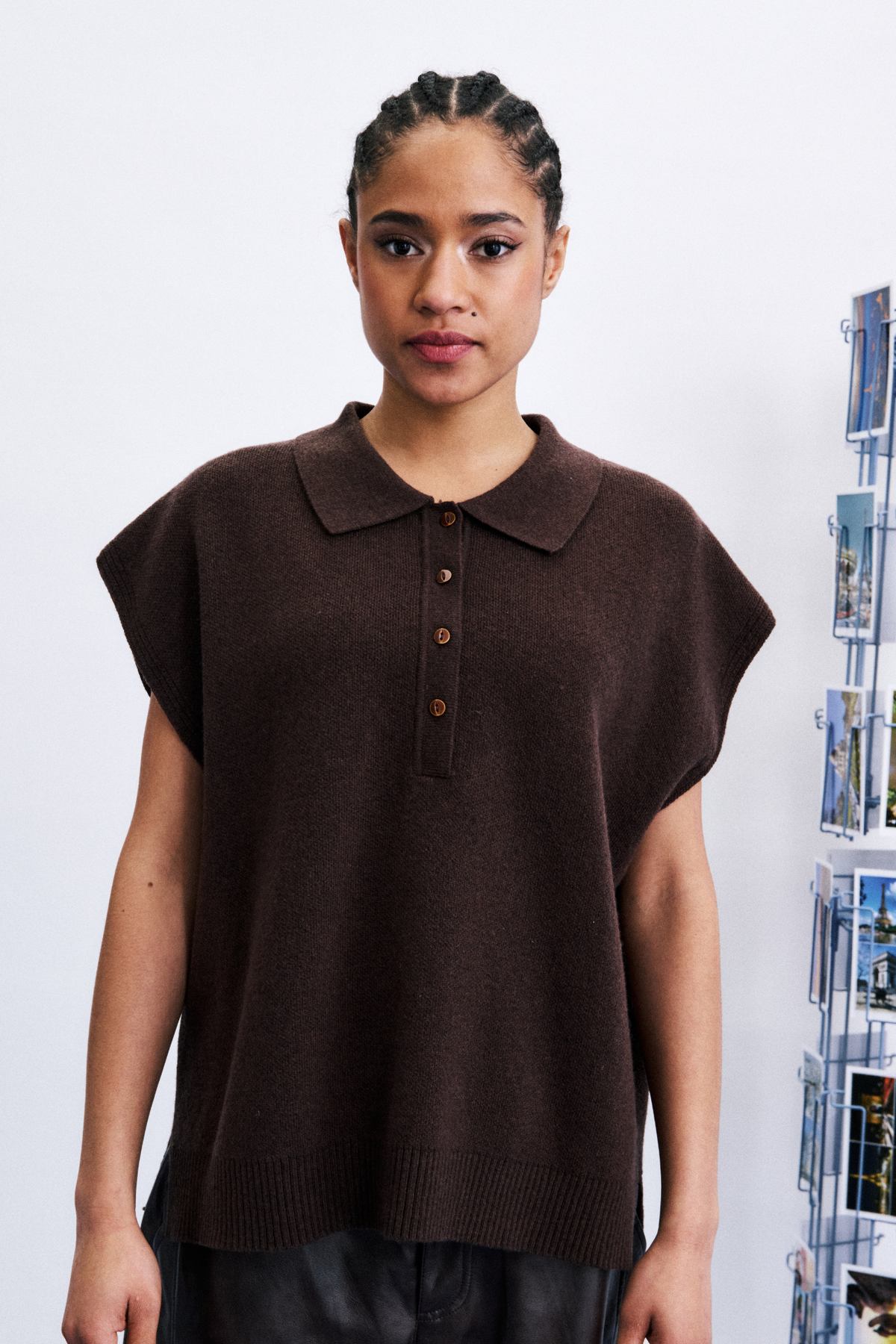 MINTHE PULLOVER - ICE BROWN
