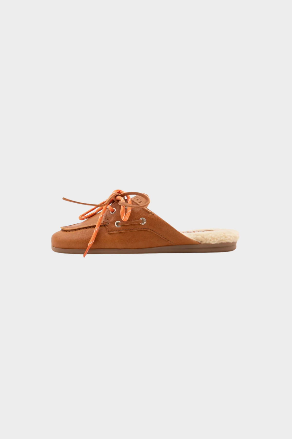 YASMA LACE FUR SHOES - TAN