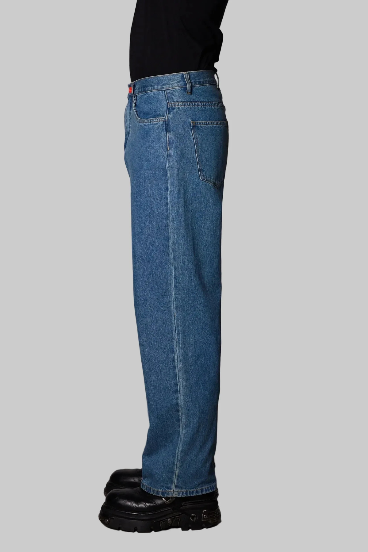 JEANS SUPER LARGES - DENIM BLEU MOYEN