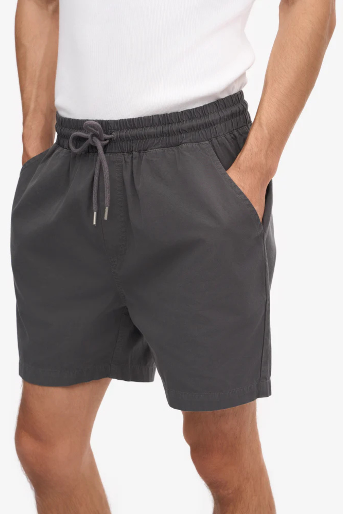 ORGANIC TWILL SHORTS - DUSTY OLIVE