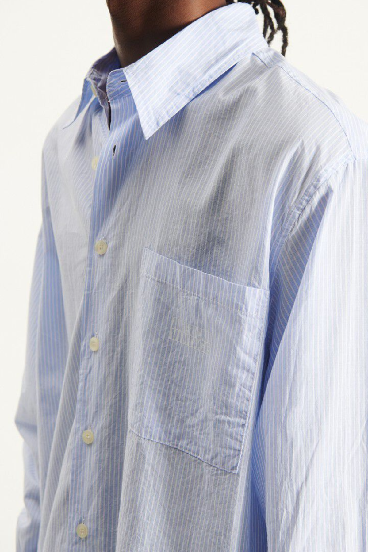ELUABIRD SHIRT - BLAUWE STREPEN