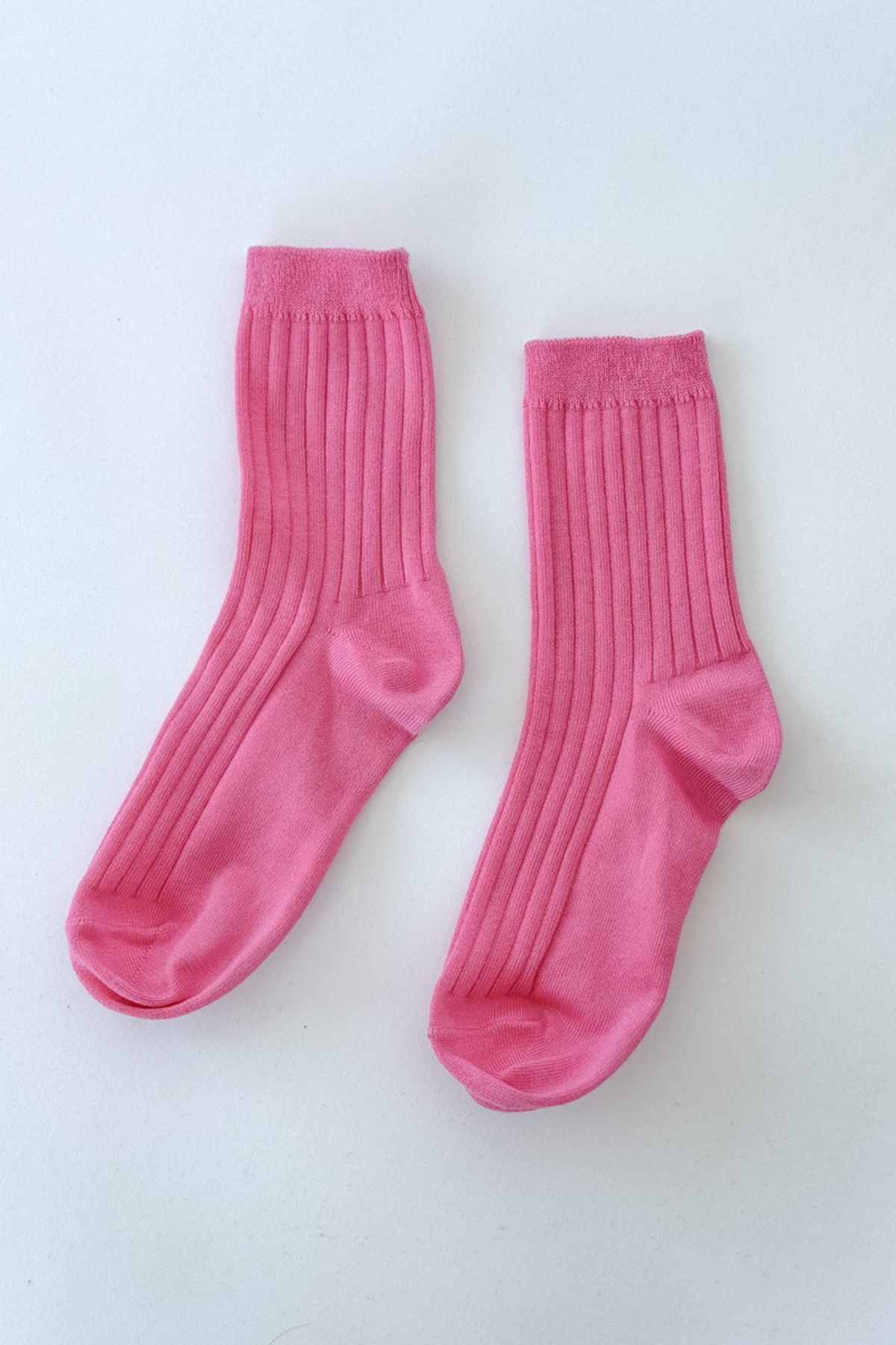 CHAUSSETTES FEMME MC COTTON - ROSE VIF