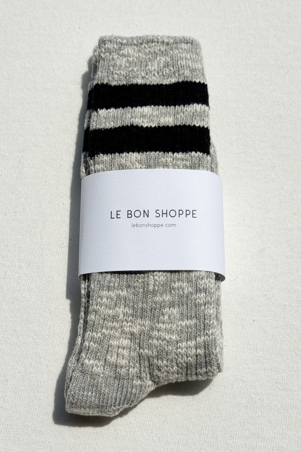 CHAUSSETTES COTTAGE - GRIS CHINÉ