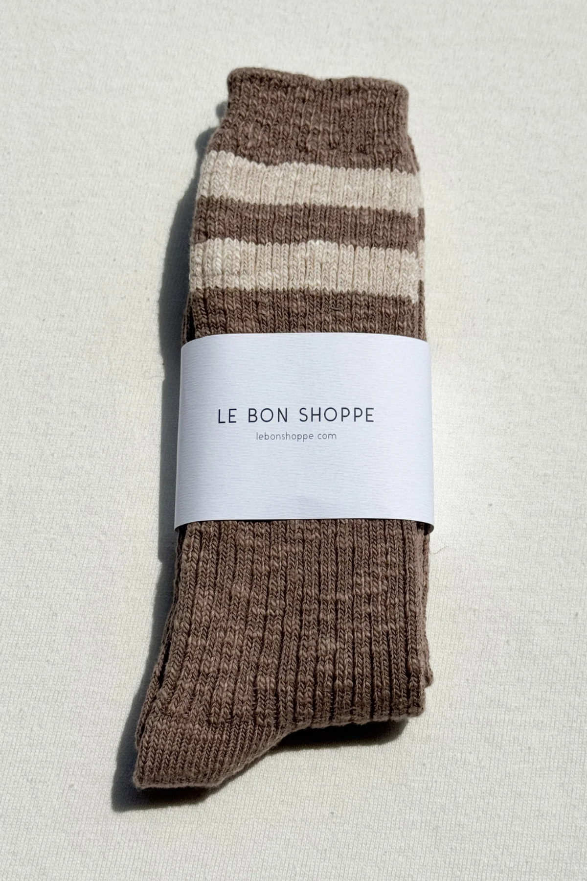 CHAUSSETTES COTTAGE VARSITY - FLAX VARSITY