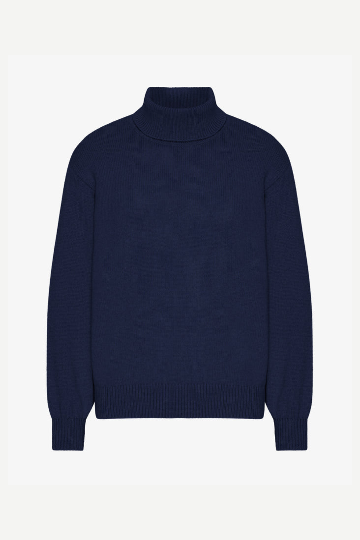 MERINO WOOL TURTLENCK - MARINE BLUE