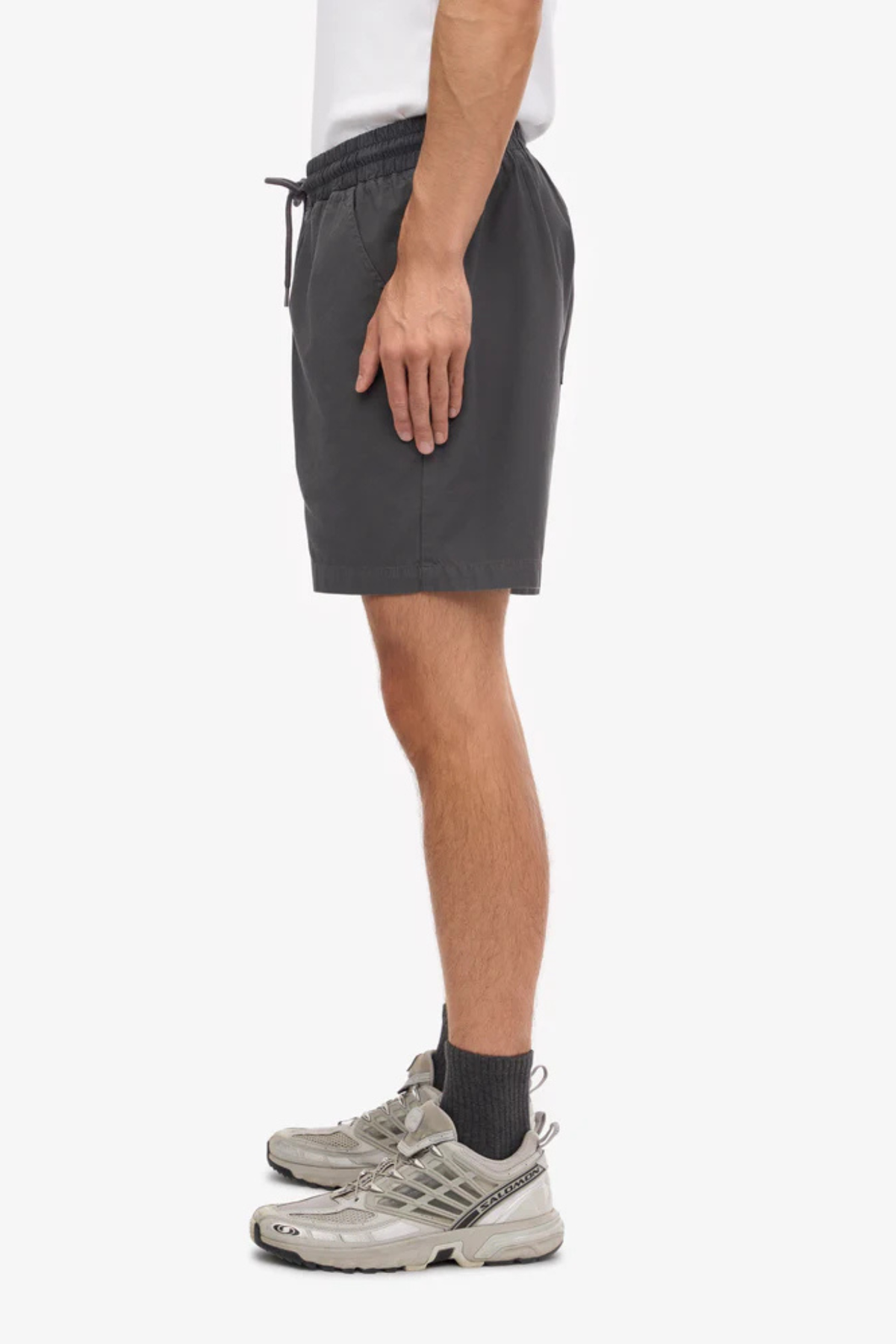 ORGANIC TWILL SHORTS - DUSTY OLIVE