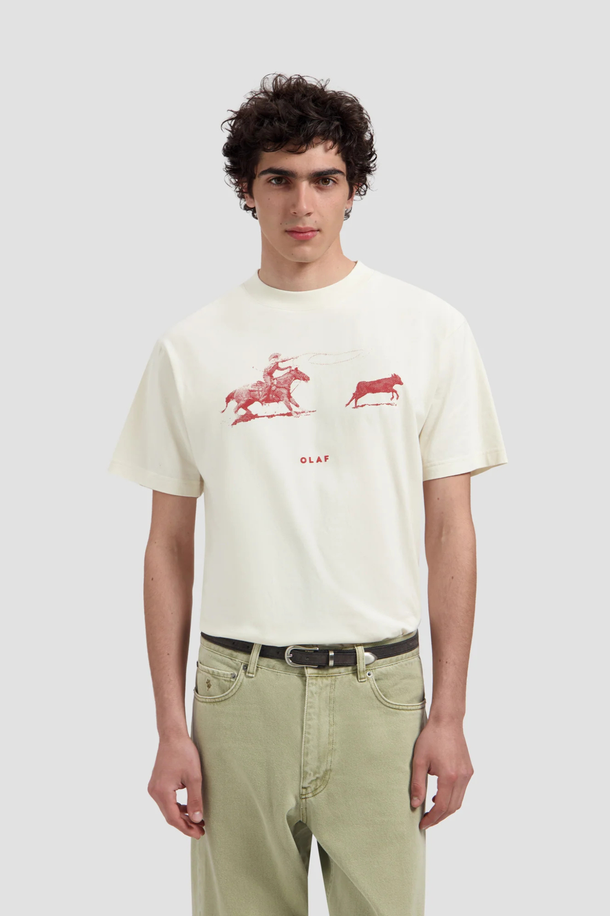 COWBOY BULL T-SHIRT - OFF WHITE