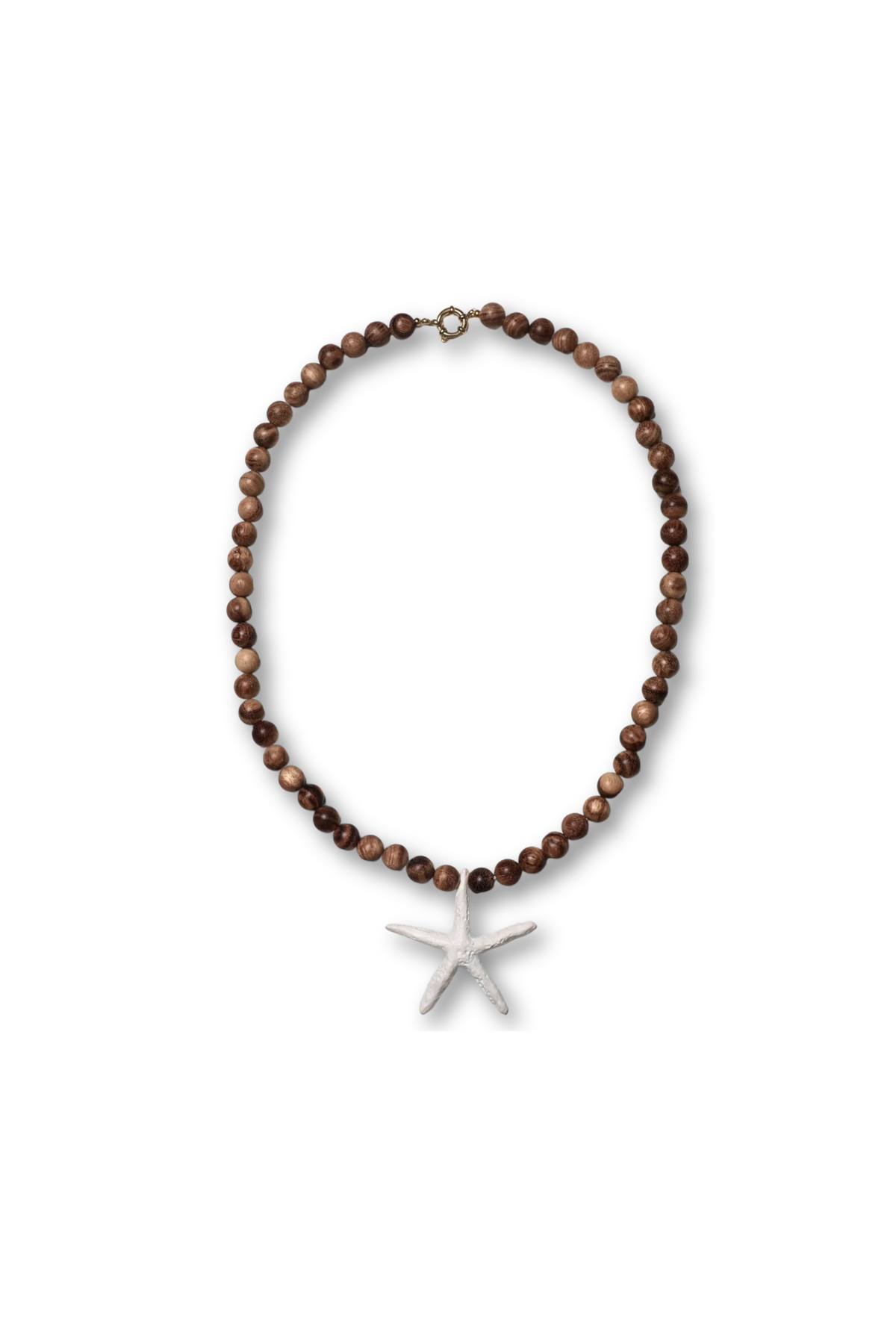 TIGER SEASTAR NECKLACE - BROWN