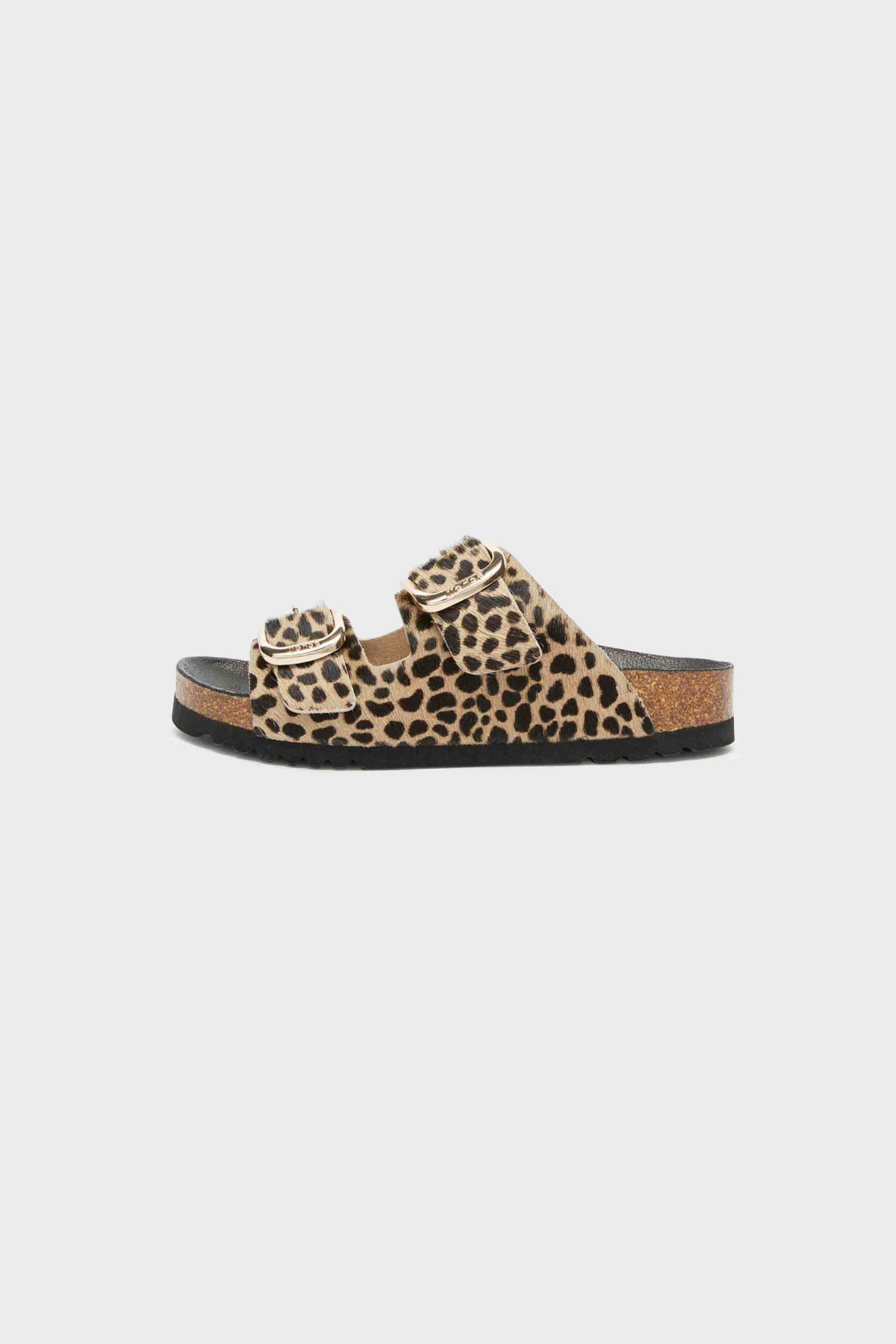 NOELLE WOMEN SANDAL PRINTED LEATHER - LEOPARD