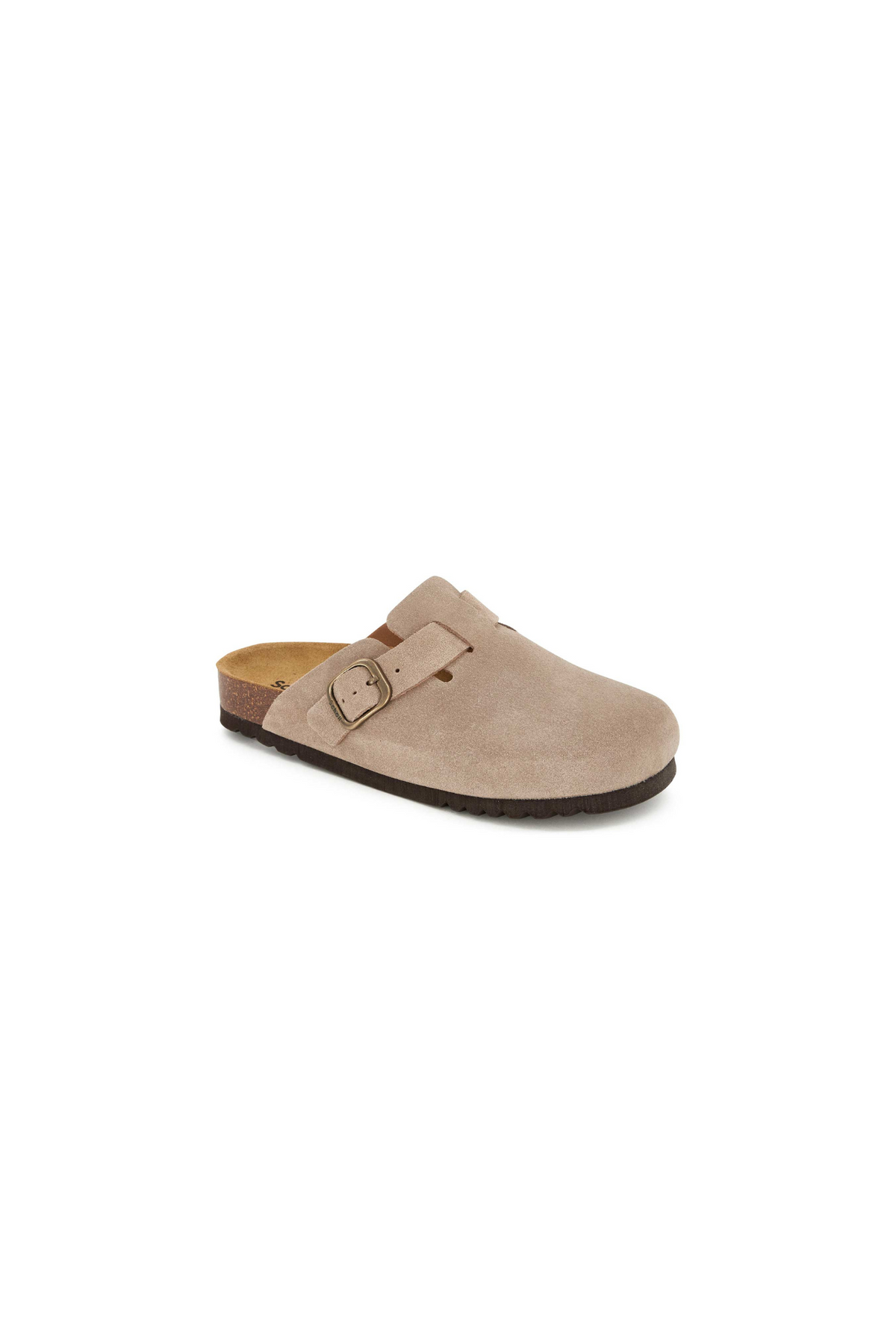 FAE WOMEN SANDAL SUEDE - DARK BEIGE