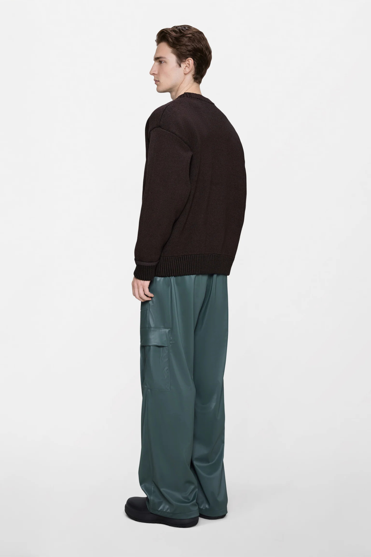 SOWA KNIT CREW NECK - ZWART