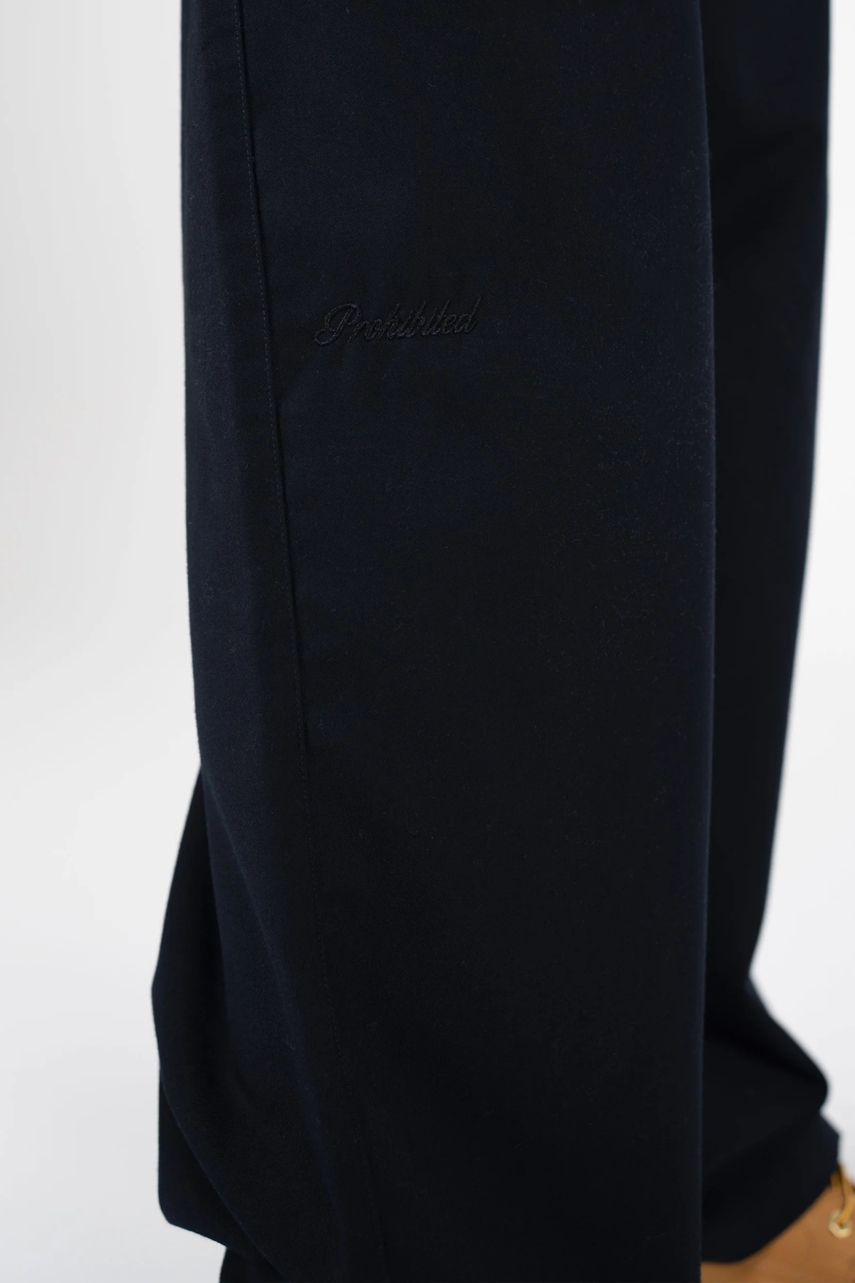 SOHO PANTALON MET PLOOI - MARINEBLAUW