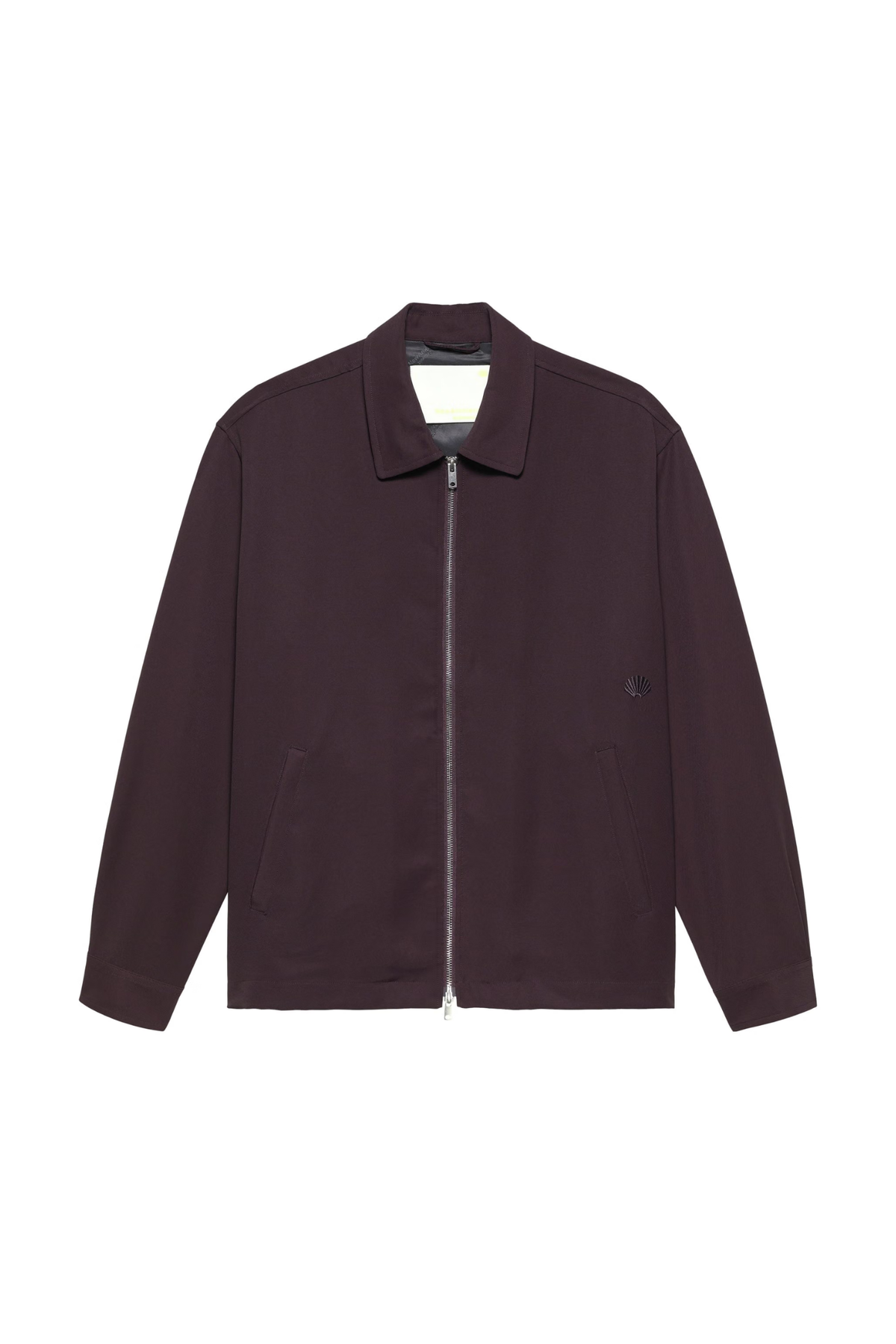 ZIP UP SHIRT - WINE