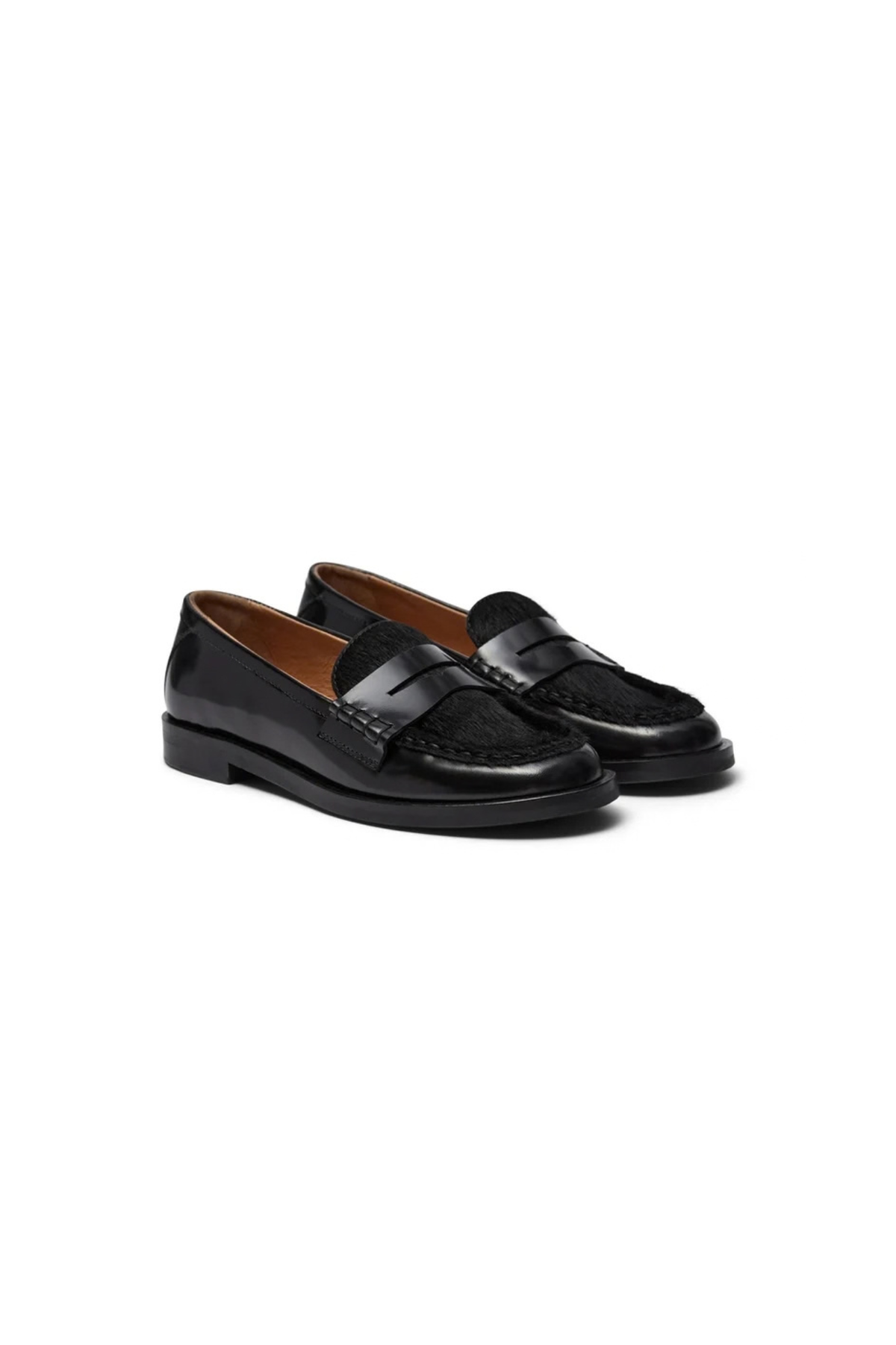 CASSIE PONY SHOES - BLACK