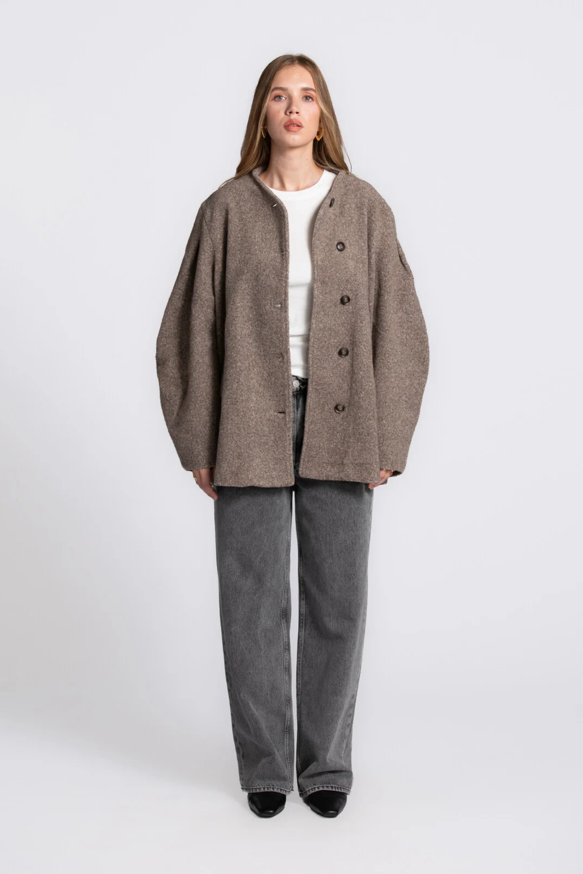 DANDE BUCLEO JACKET - FALCON MELANGE