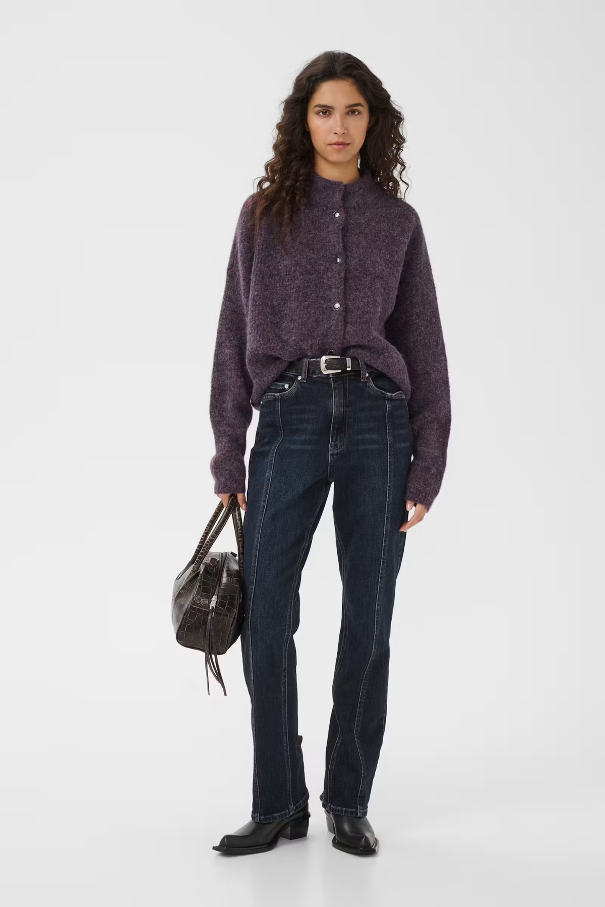 CARDIGAN COURT ALPHA - MÉLANGE GENÉVRIER