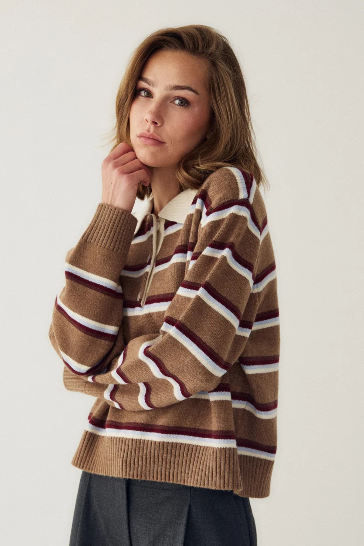 MERRYLL KNIT - DELISSA MULTI STRIPE