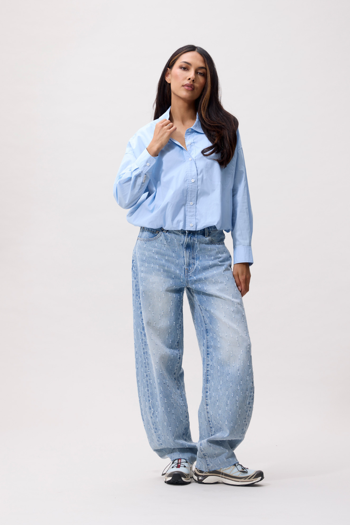 BLOUSE INBROEKEN - LUCHT