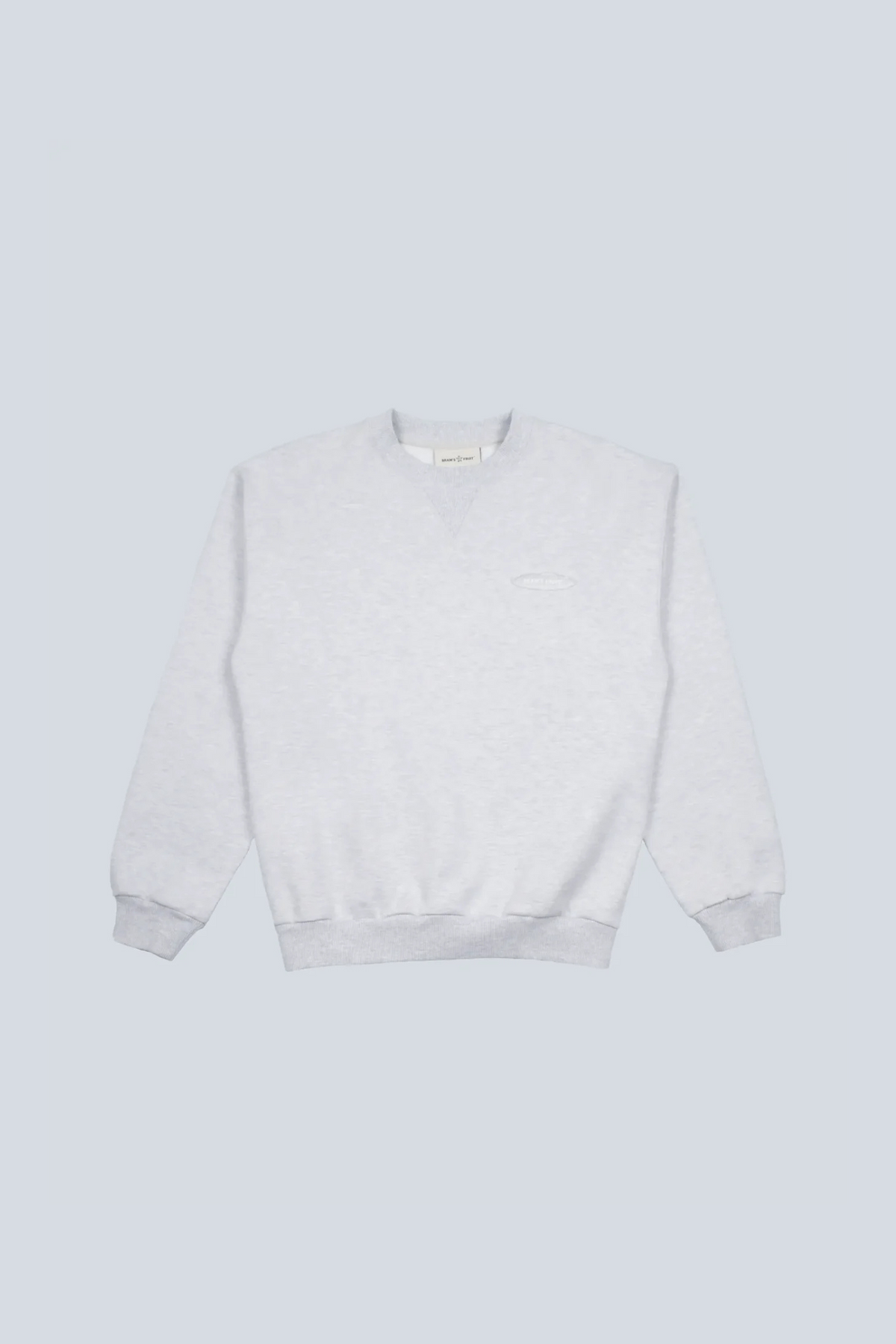 CUT & SEW "F*CK OFF I'M GARDENING" CREWNECK - GREY MELANGE