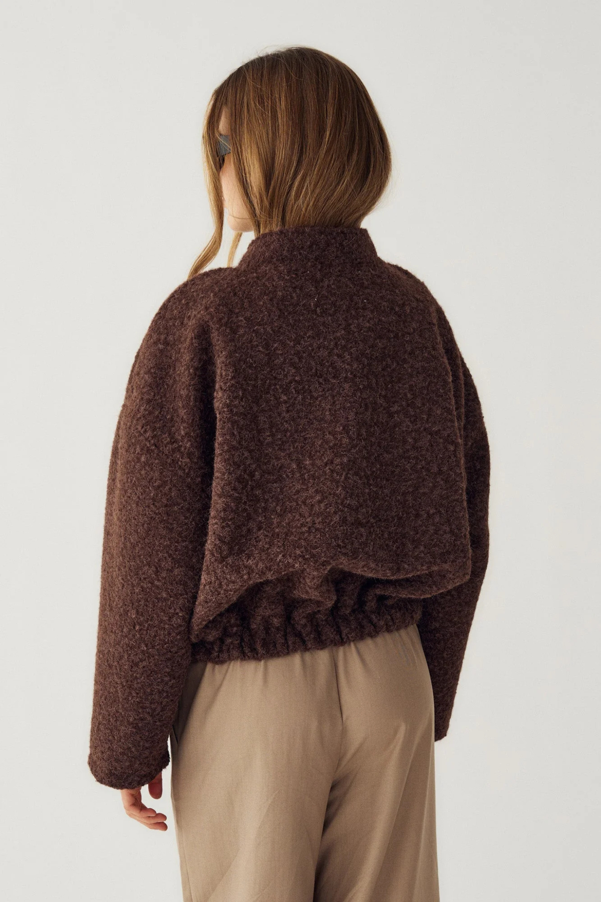 MARNIE JACKET - COFFEE MELANGE