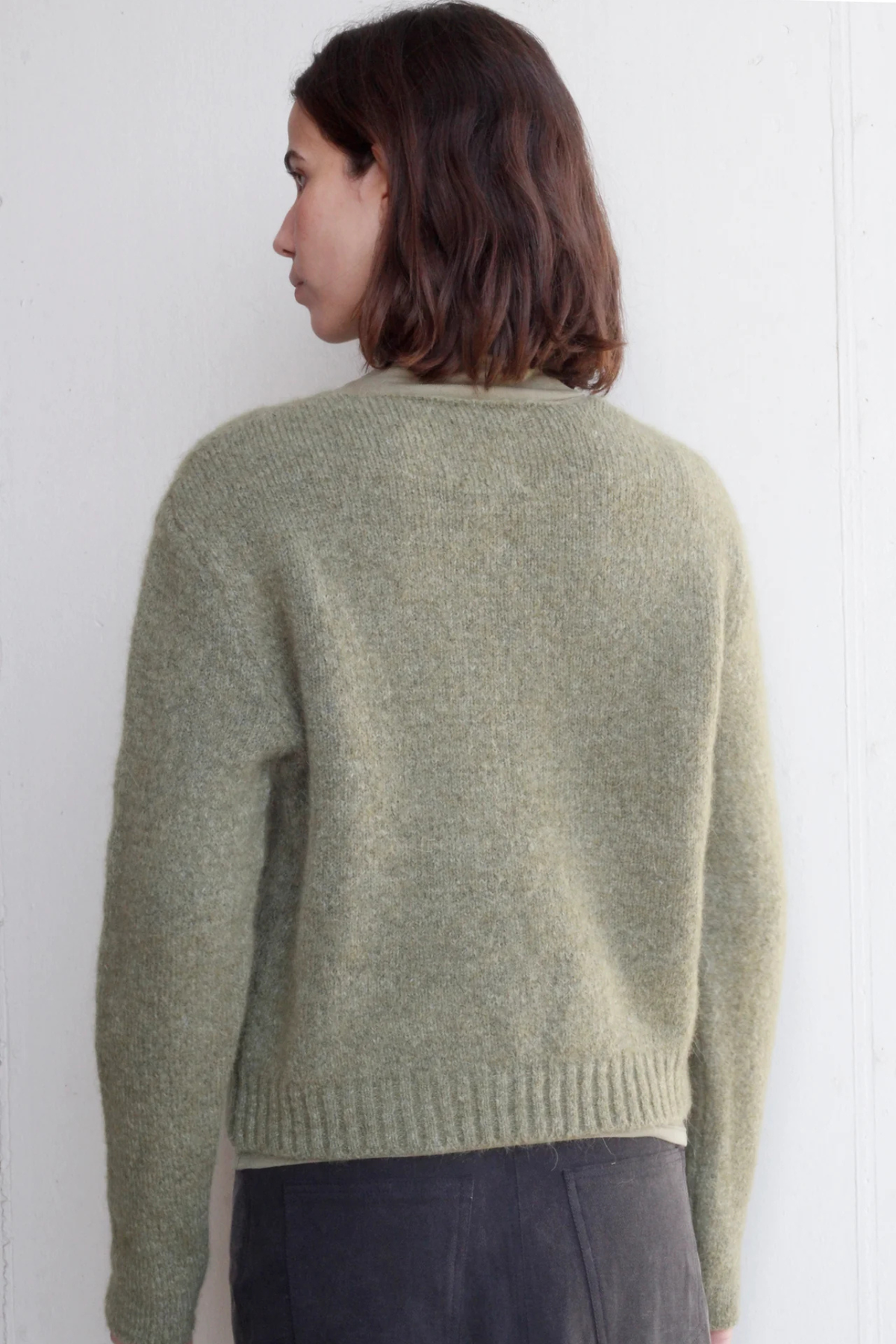 RAYS CARDIGAN - GREEN