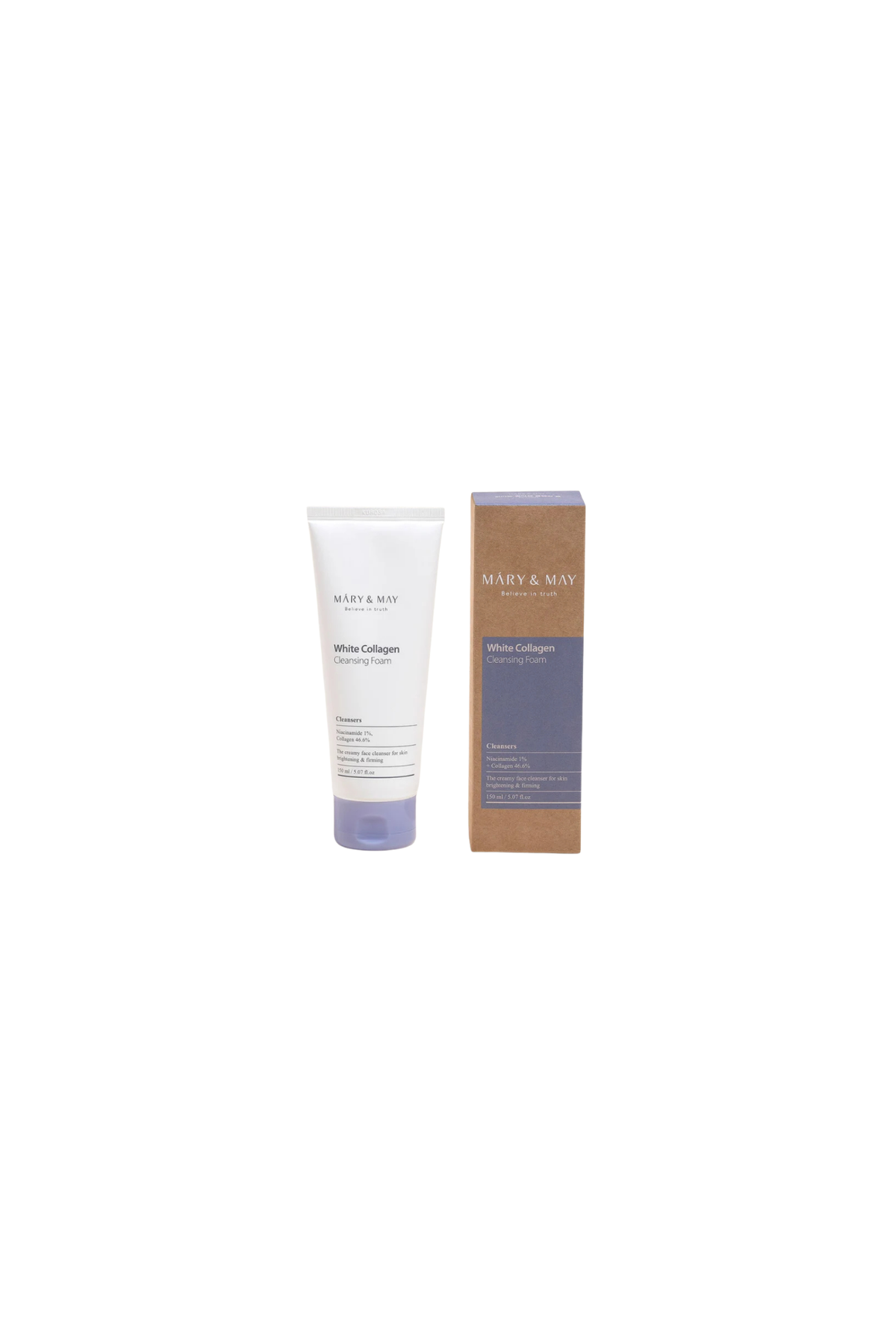 MOUSSE NETTOYANTE AU COLLAGÈNE BLANC 150 ML