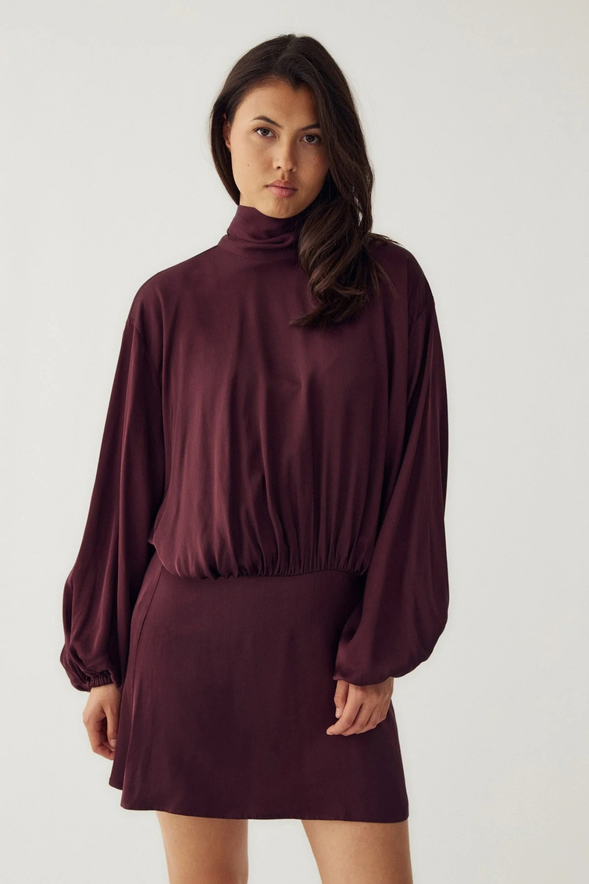 MELDA DRESSES - MAROON