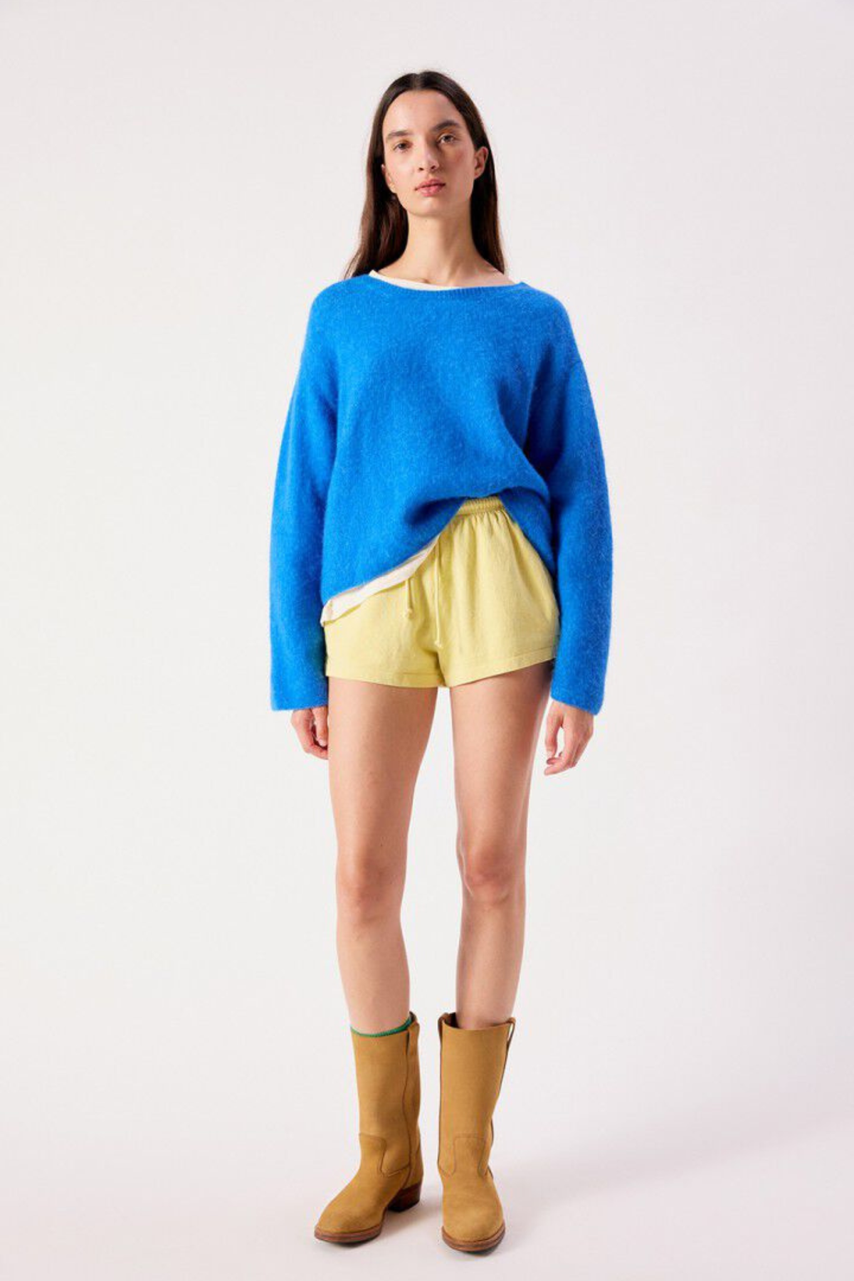 VITOW SWEATER - CURACAO MELANGE