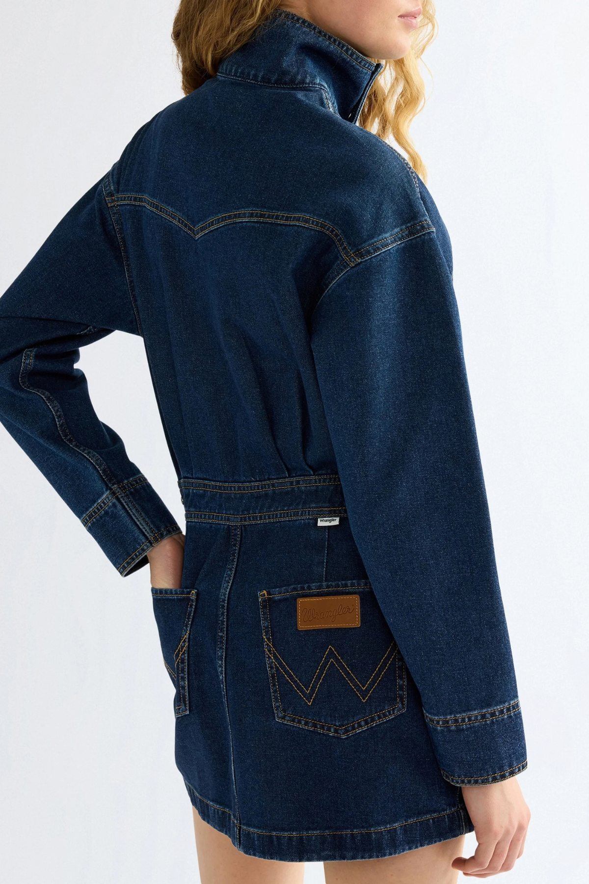 MOTO DRESS - RAWHIDE BLUE